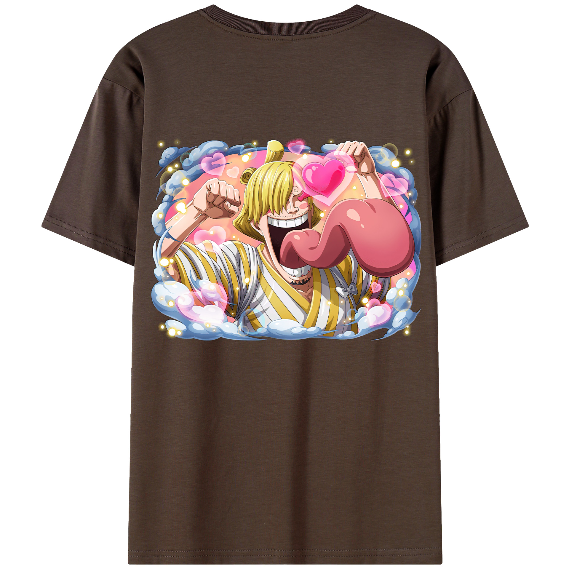 ワンピース サンジ ONE PIECE Sanji 綿100％半袖Tシャツ（背面プリント）