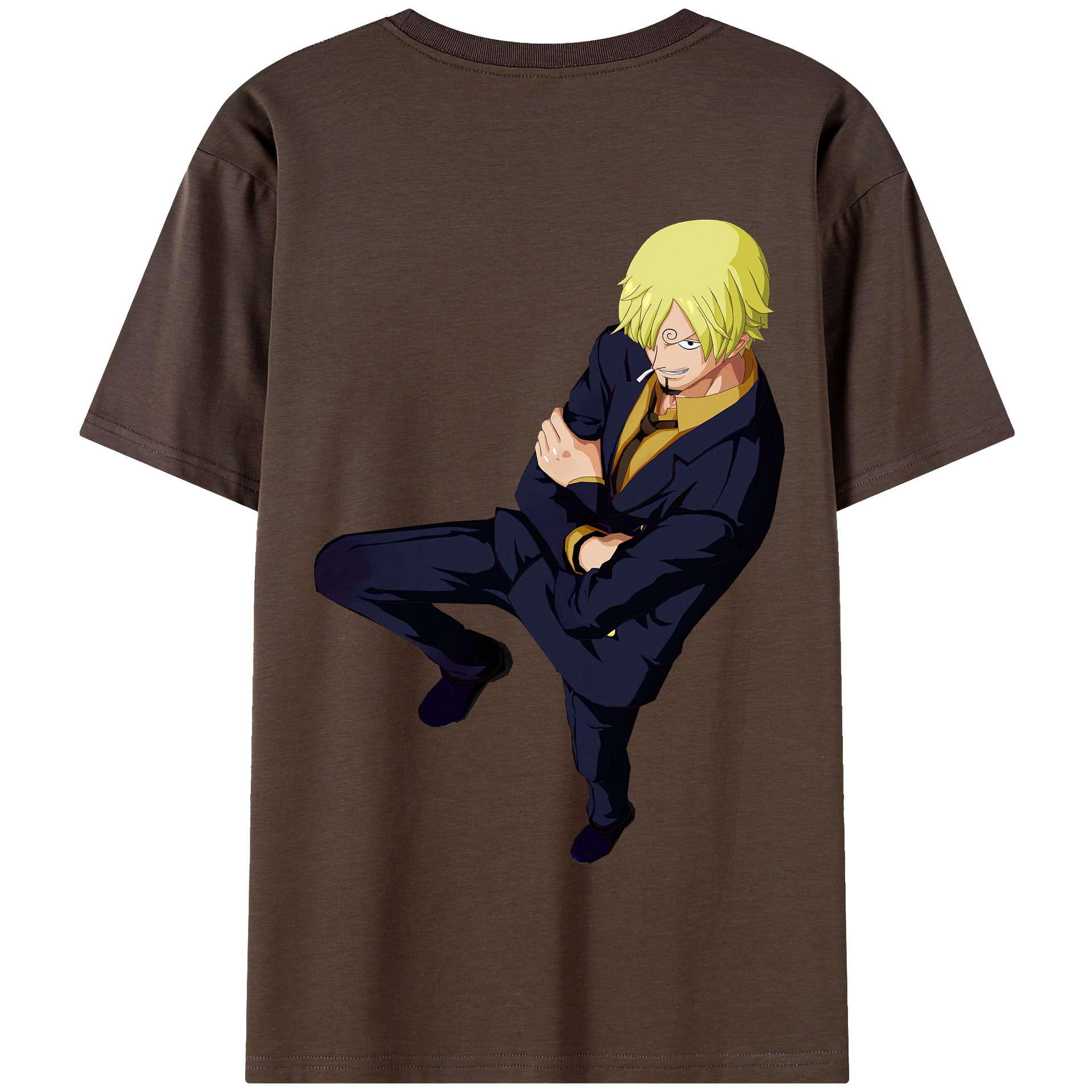 ワンピース サンジ ONE PIECE Sanji 綿100％半袖Tシャツ（背面プリント）