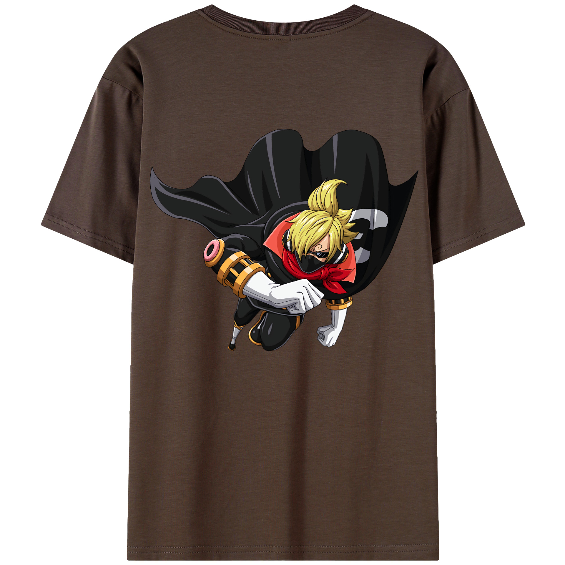 ワンピース サンジ ONE PIECE Sanji 綿100％半袖Tシャツ（背面プリント）