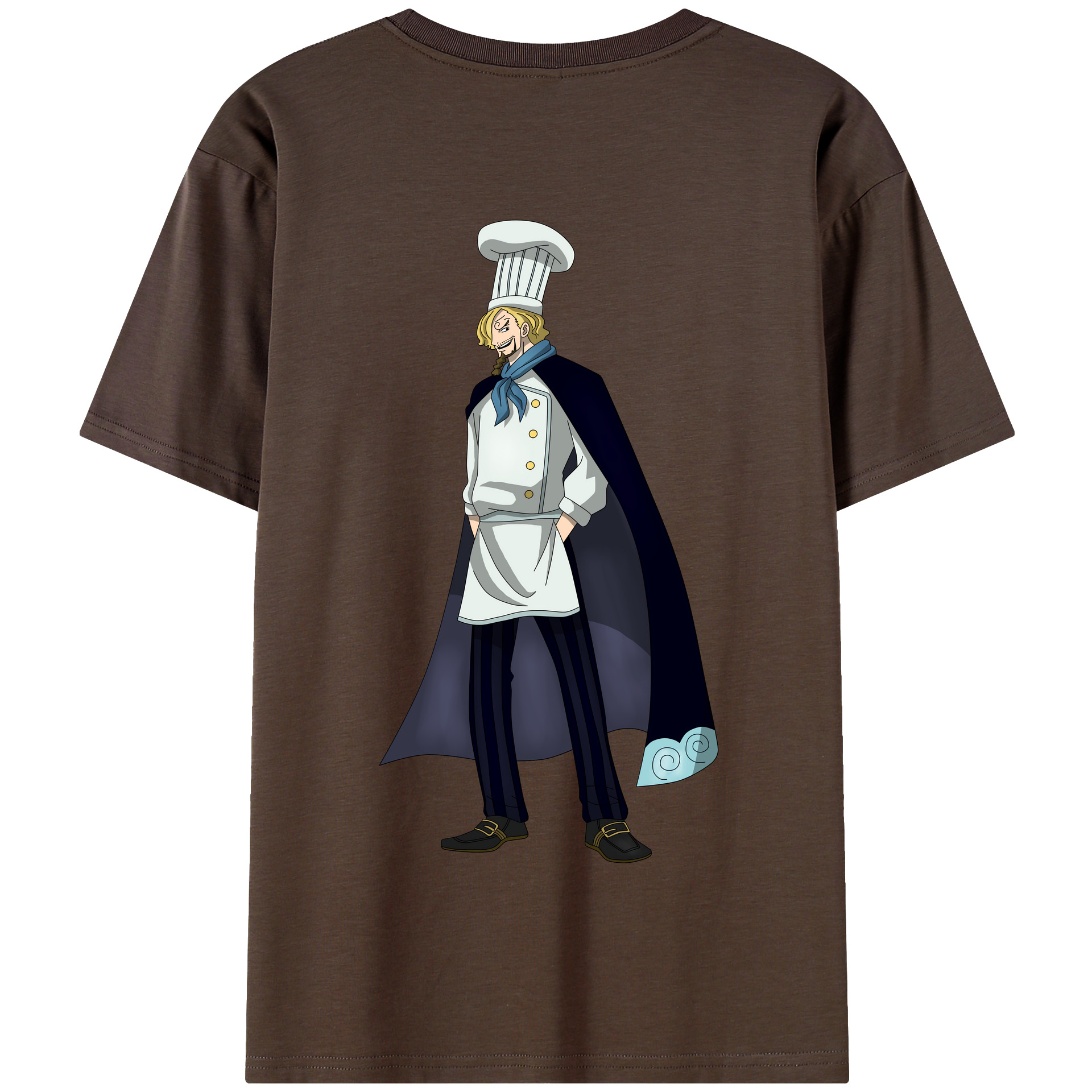 ワンピース サンジ ONE PIECE Sanji 綿100％半袖Tシャツ（背面プリント）