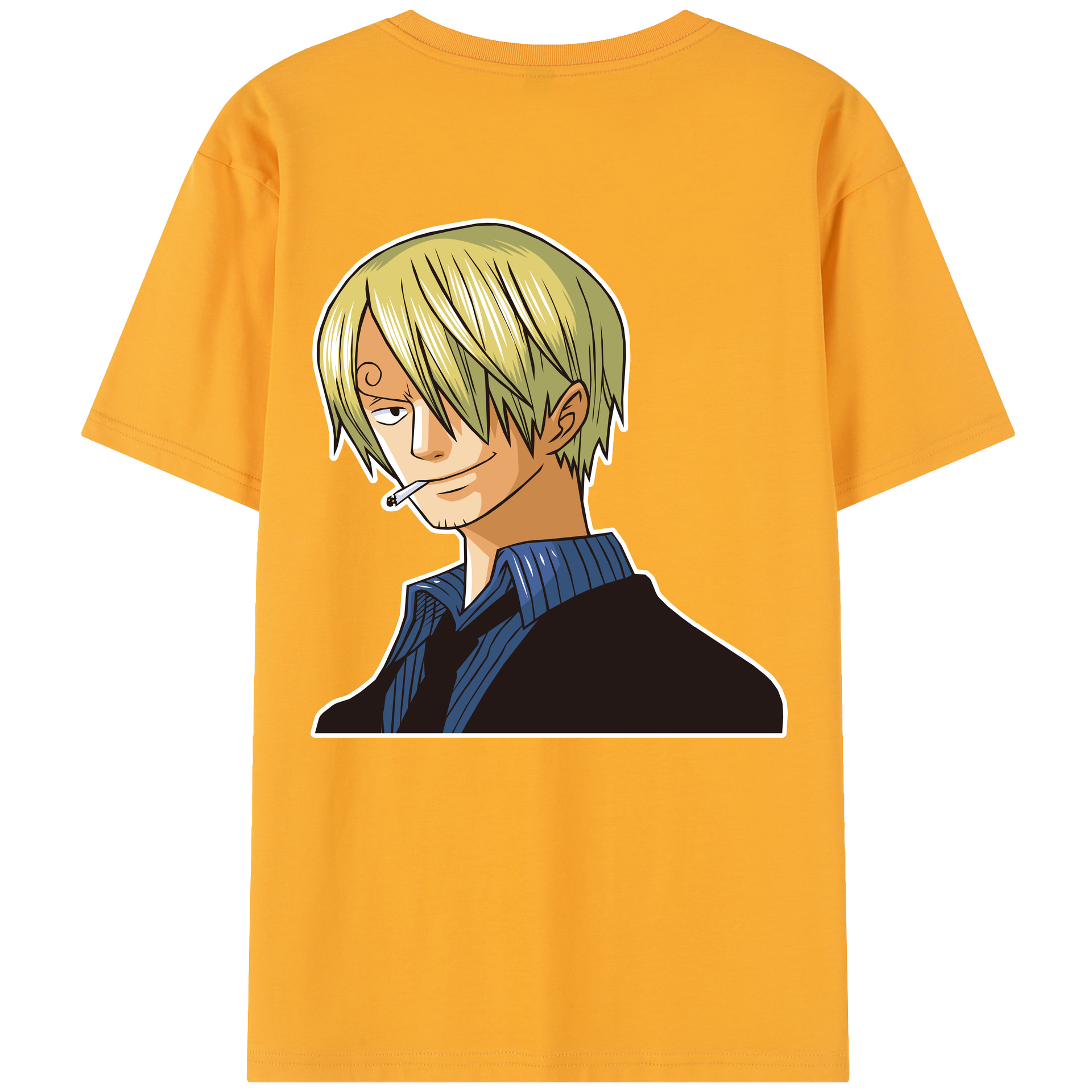 ワンピース サンジ ONE PIECE Sanji 綿100％半袖Tシャツ（背面プリント）