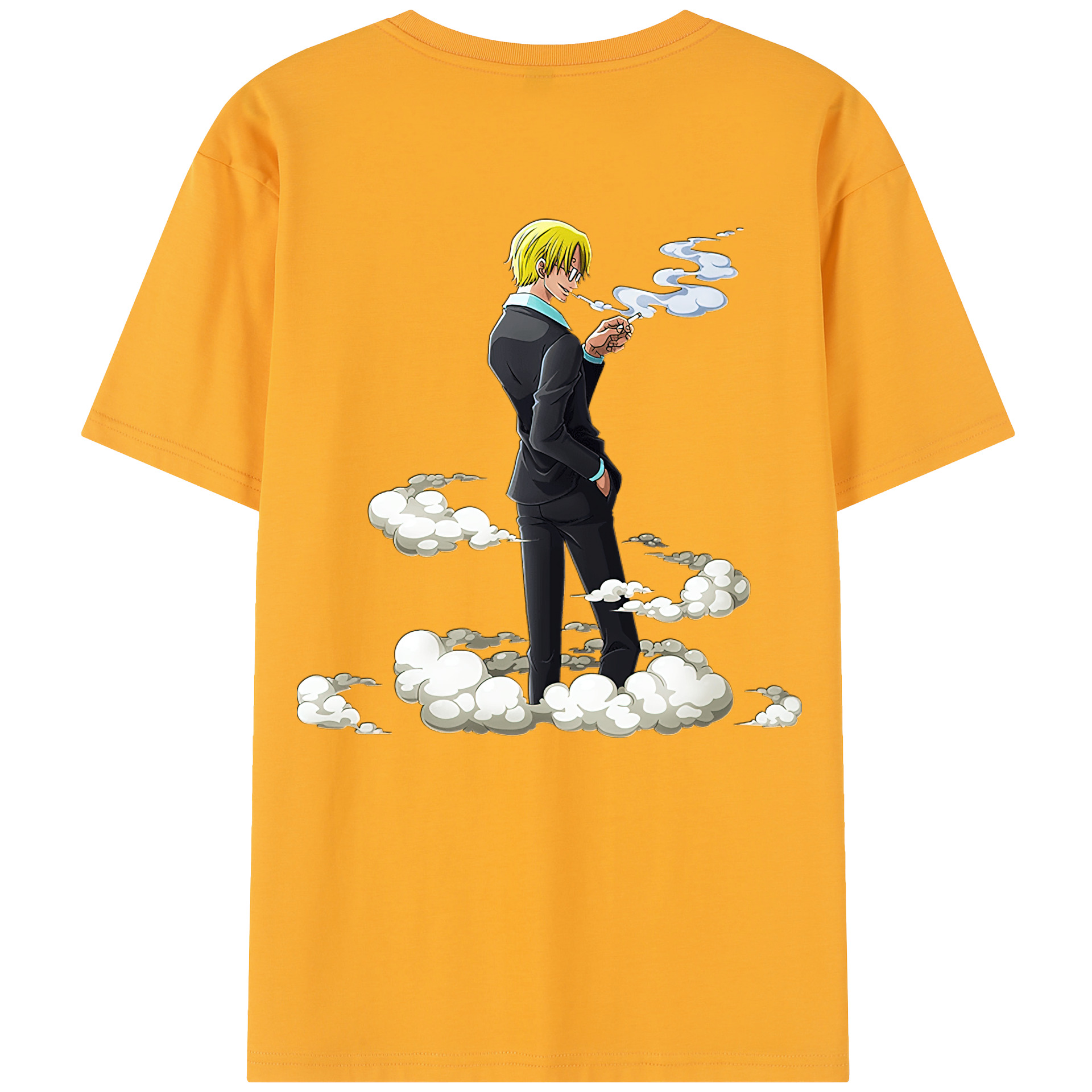 ワンピース サンジ ONE PIECE Sanji 綿100％半袖Tシャツ（背面プリント）