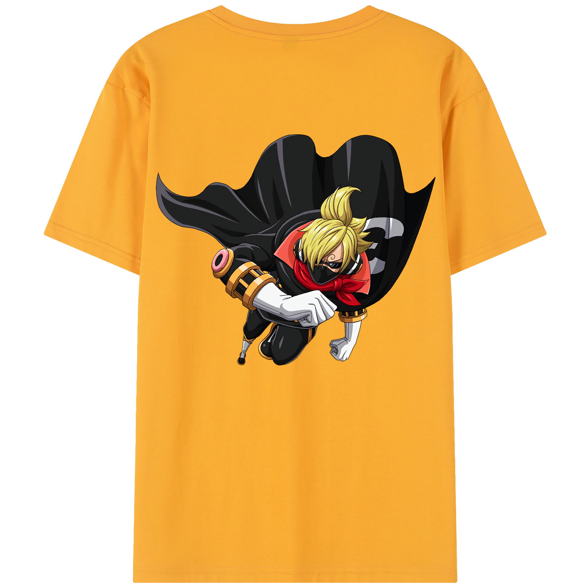 ワンピース サンジ ONE PIECE Sanji 綿100％半袖Tシャツ（背面プリント）