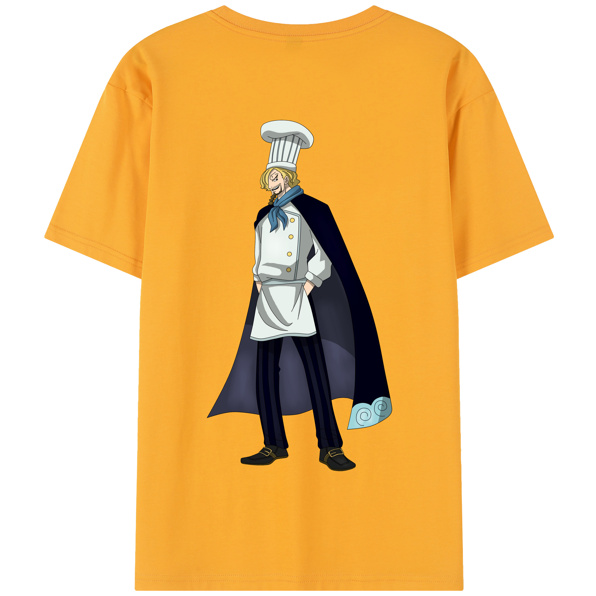 ワンピース サンジ ONE PIECE Sanji 綿100％半袖Tシャツ（背面プリント）
