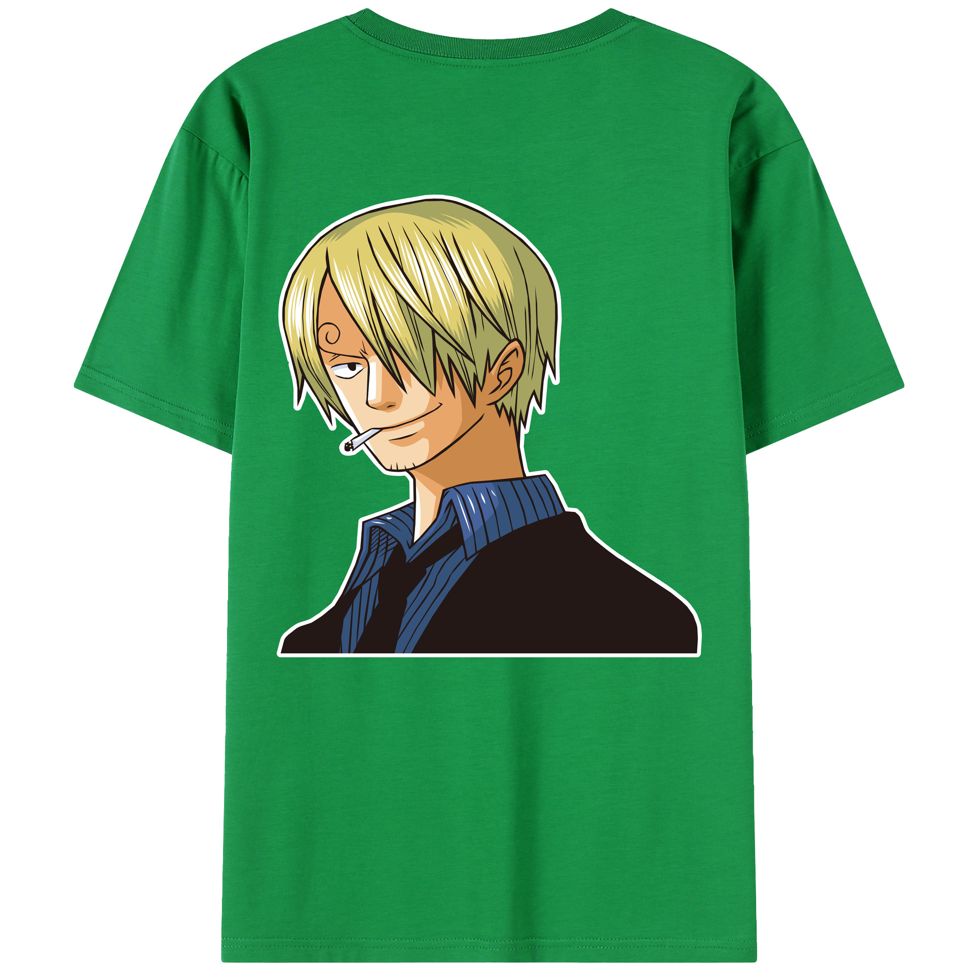 ワンピース サンジ ONE PIECE Sanji 綿100％半袖Tシャツ（背面プリント）