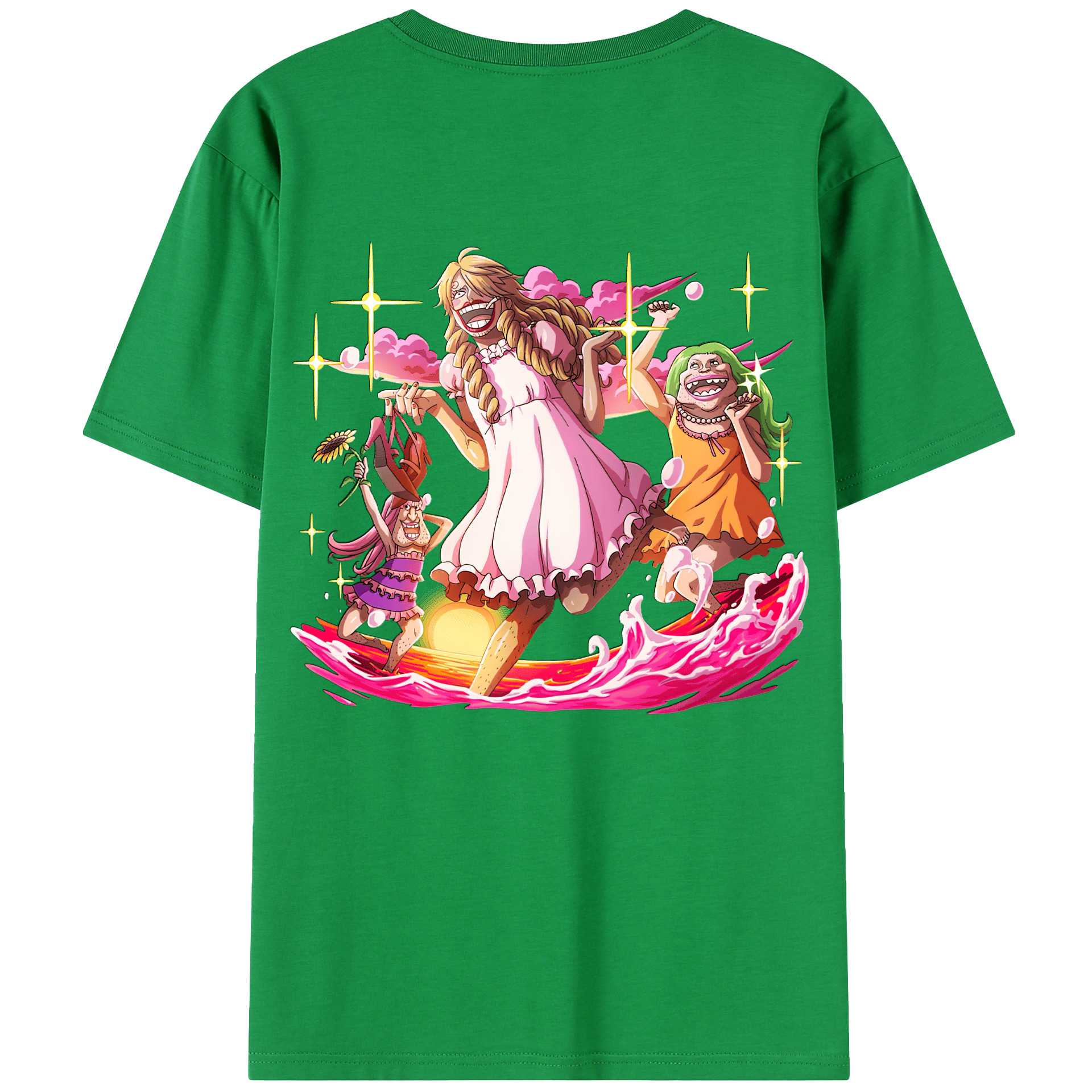 ワンピース サンジ ONE PIECE Sanji 綿100％半袖Tシャツ（背面プリント）
