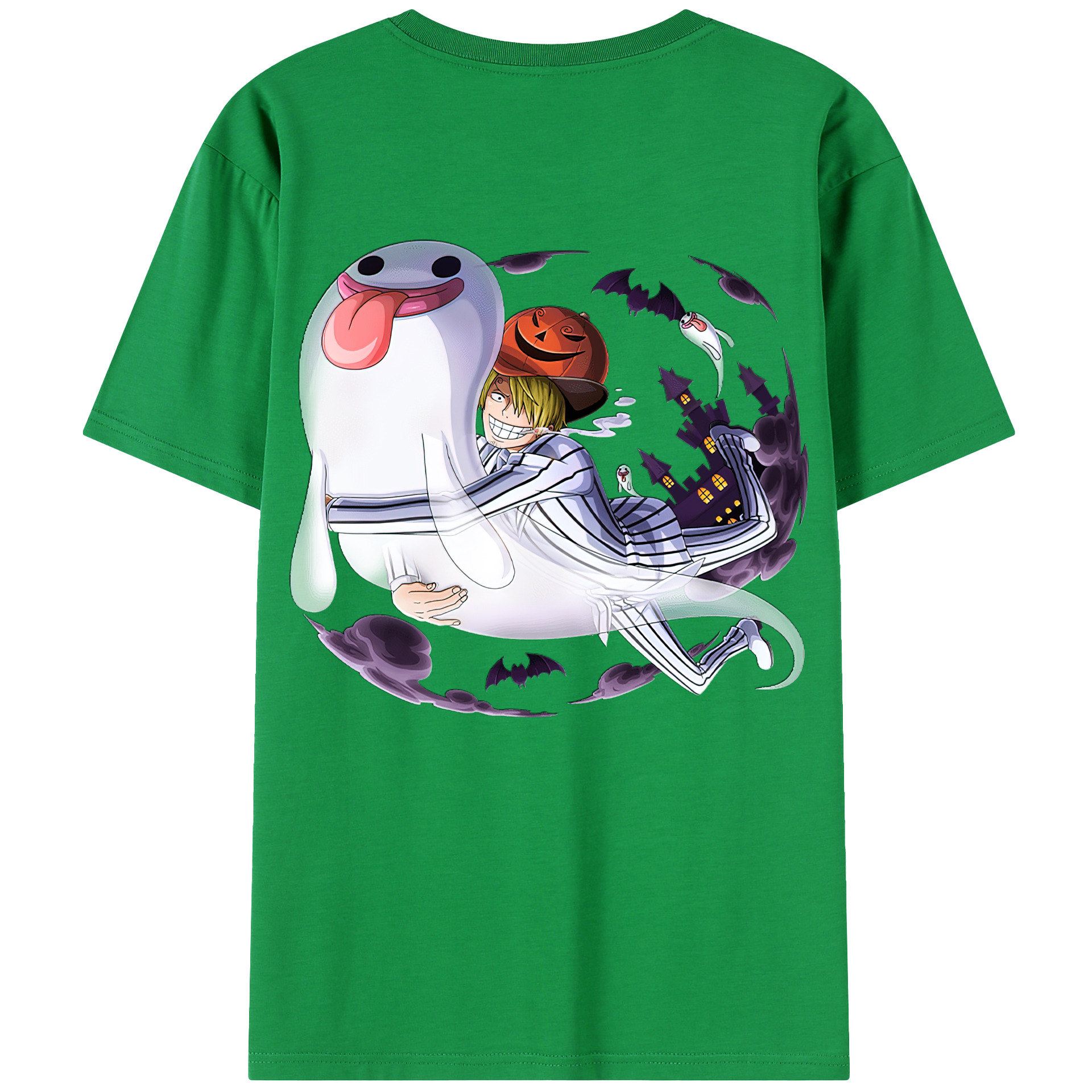 ワンピース サンジ ONE PIECE Sanji 綿100％半袖Tシャツ（背面プリント）