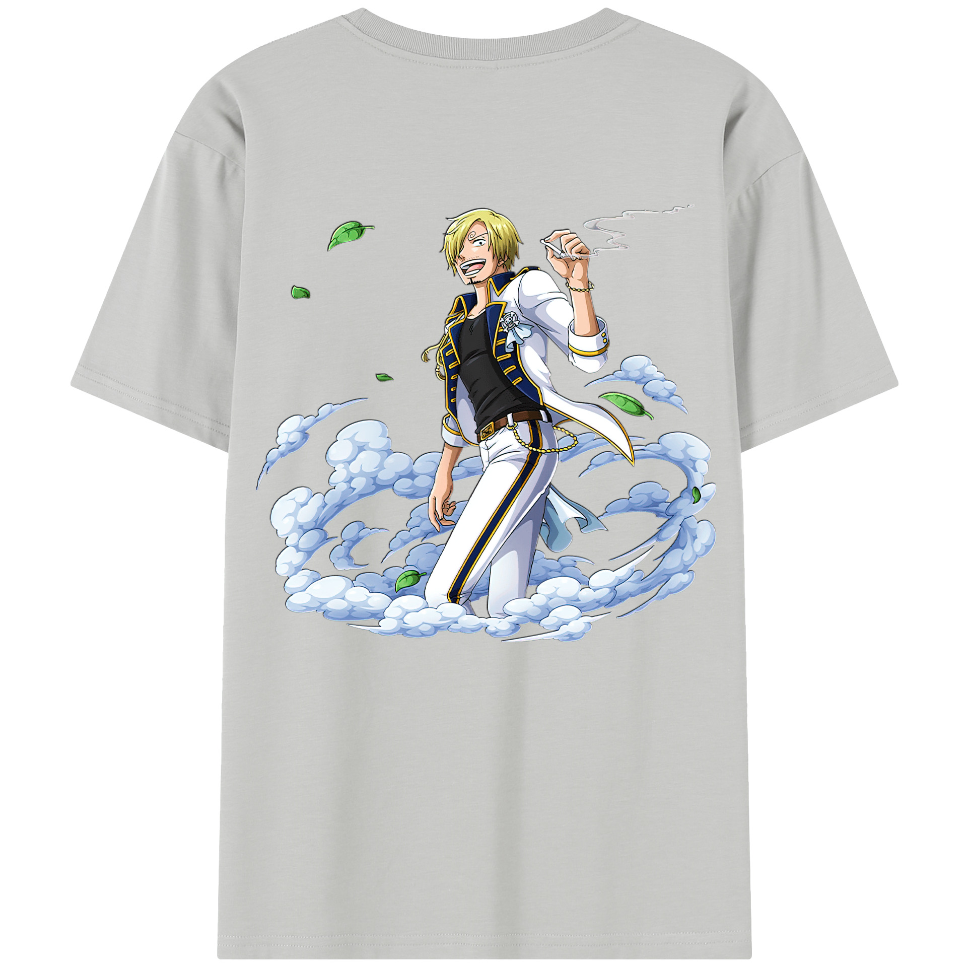 ワンピース サンジ ONE PIECE Sanji 綿100％半袖Tシャツ（背面プリント）