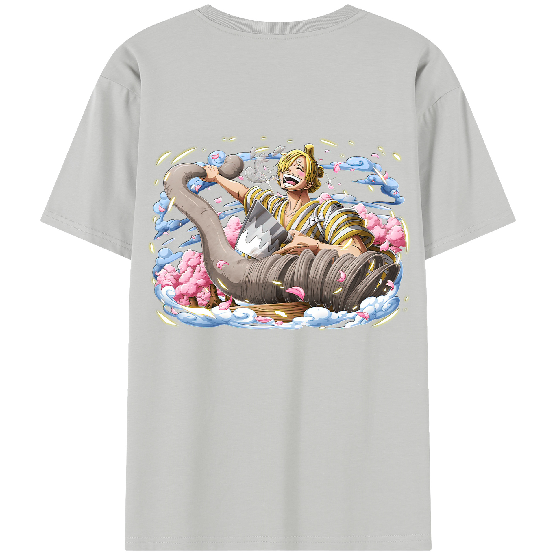 ワンピース サンジ ONE PIECE Sanji 綿100％半袖Tシャツ（背面プリント）