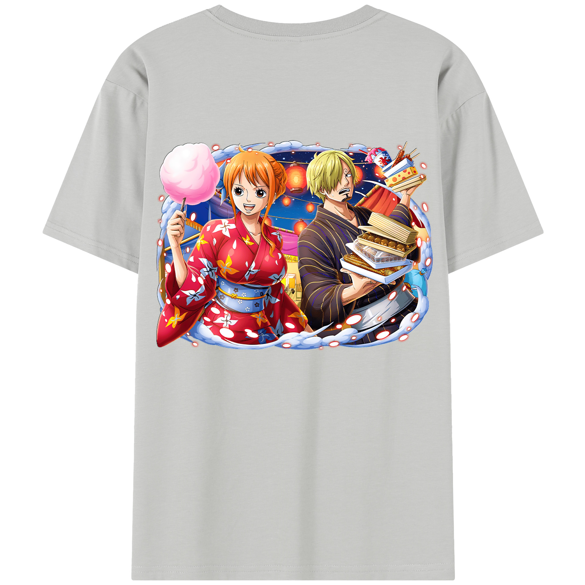 ワンピース サンジ ONE PIECE Sanji 綿100％半袖Tシャツ（背面プリント）