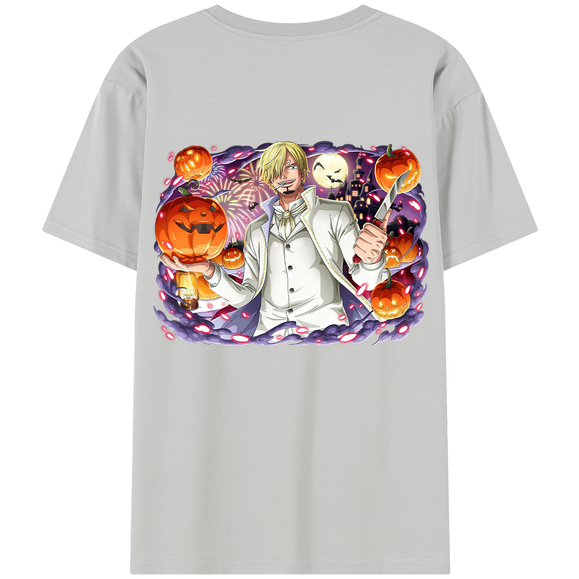 ワンピース サンジ ONE PIECE Sanji 綿100％半袖Tシャツ（背面プリント）