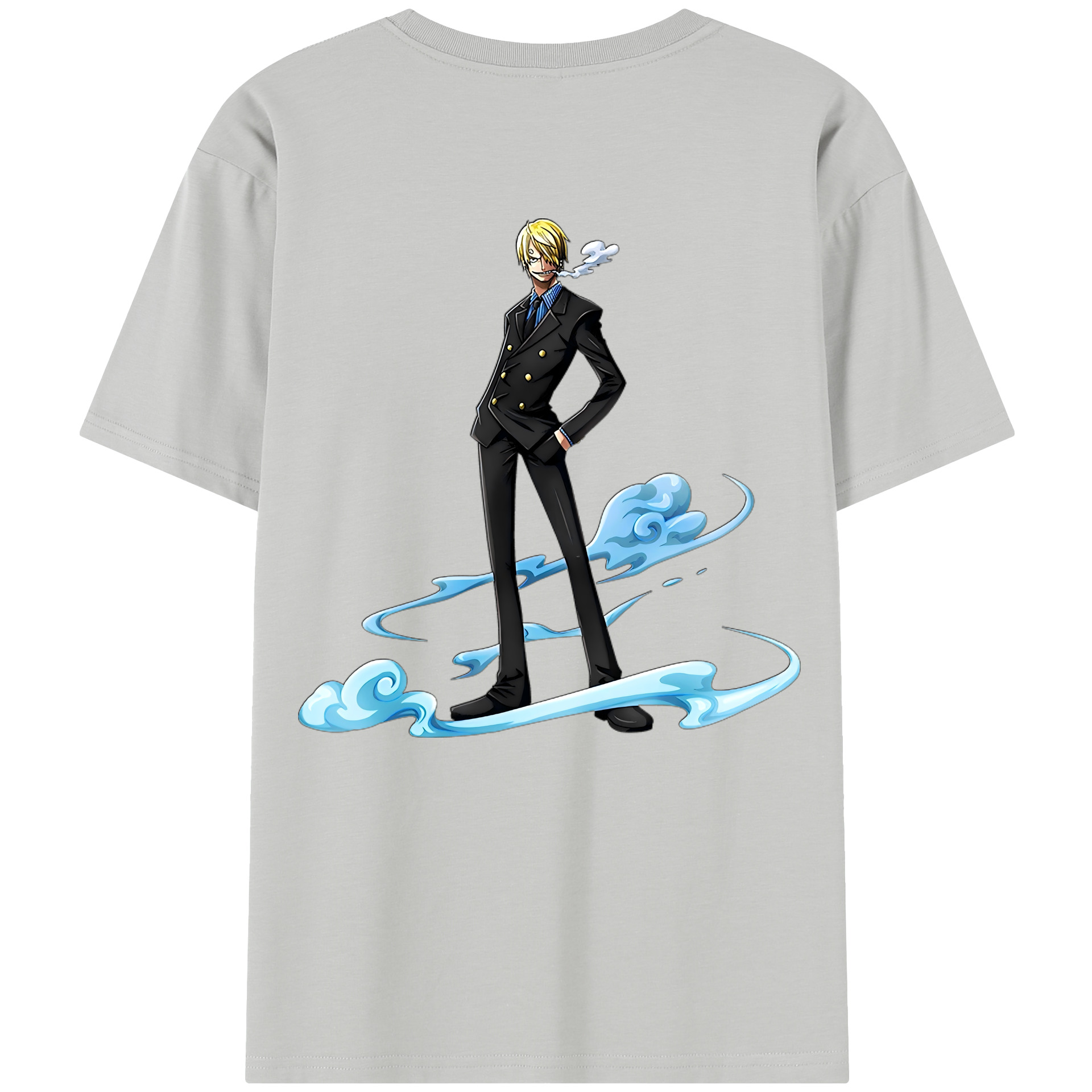 ワンピース サンジ ONE PIECE Sanji 綿100％半袖Tシャツ（背面プリント）