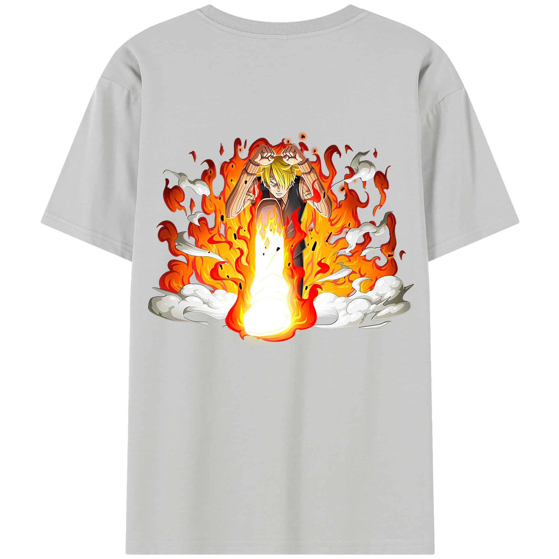ワンピース サンジ ONE PIECE Sanji 綿100％半袖Tシャツ（背面プリント）