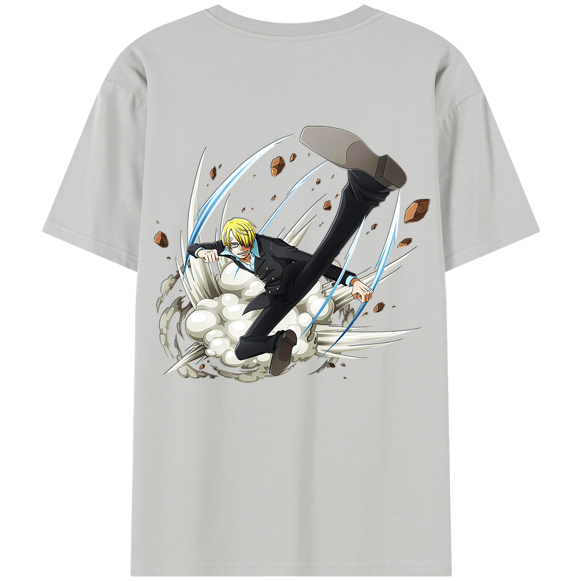 ワンピース サンジ ONE PIECE Sanji 綿100％半袖Tシャツ（背面プリント）