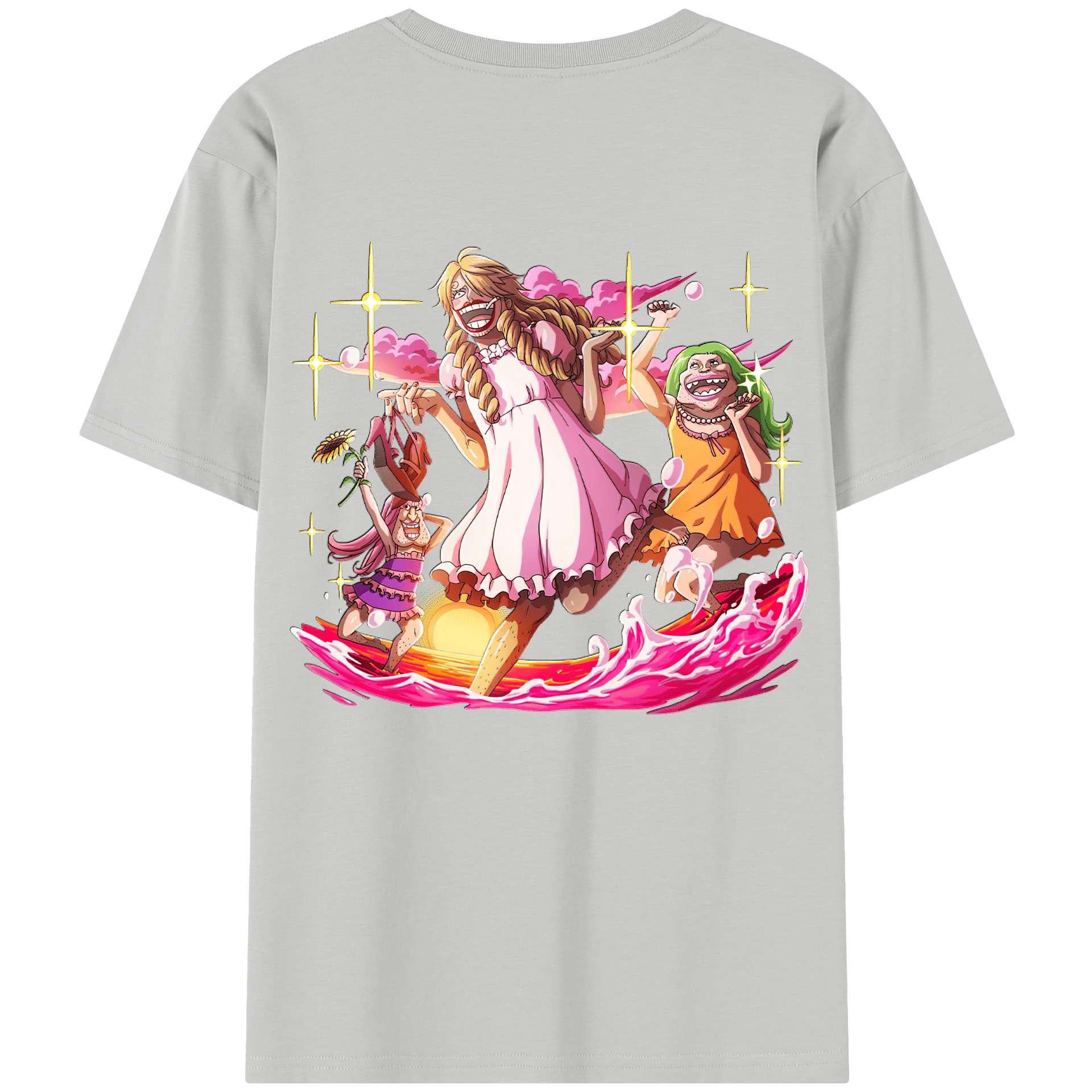 ワンピース サンジ ONE PIECE Sanji 綿100％半袖Tシャツ（背面プリント）