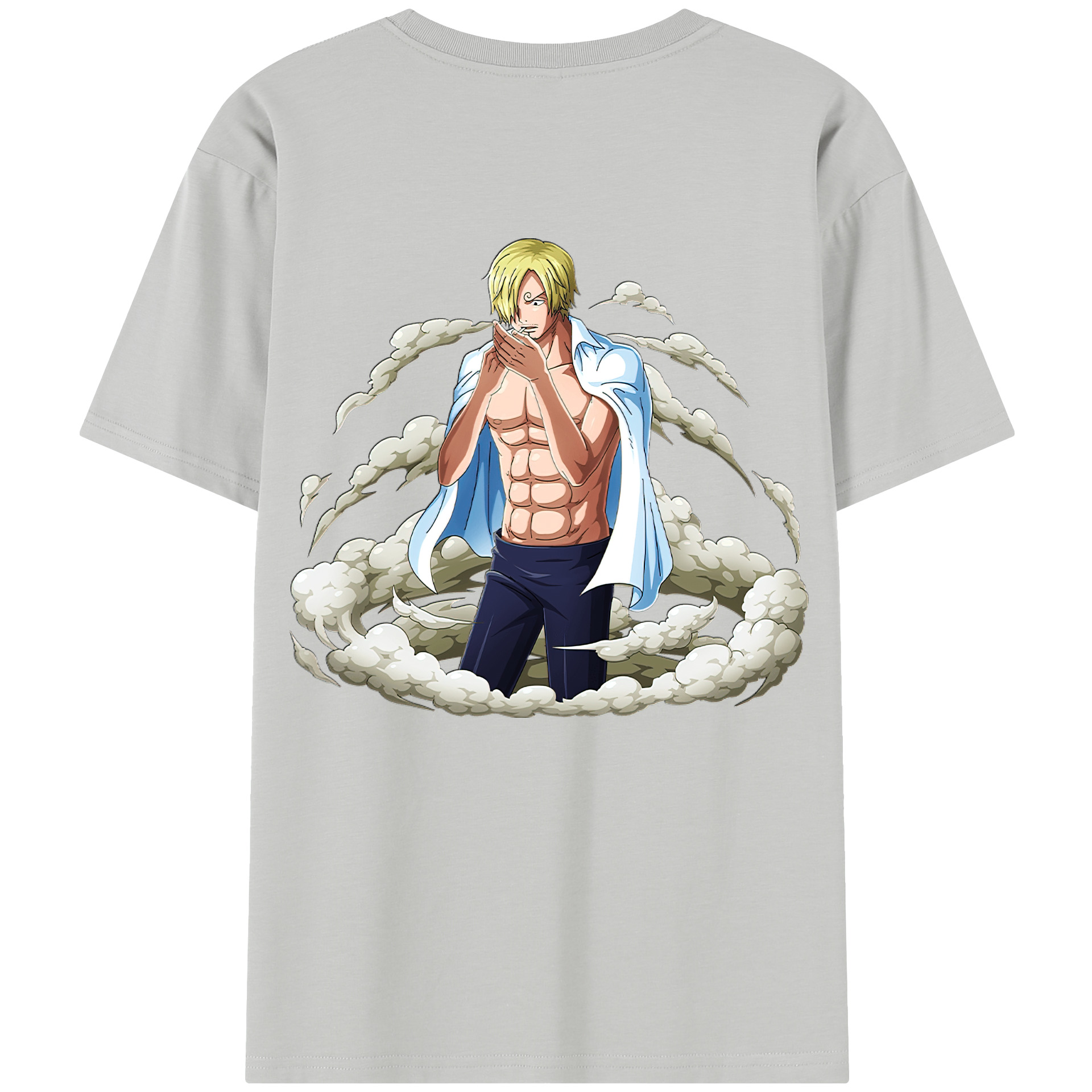 ワンピース サンジ ONE PIECE Sanji 綿100％半袖Tシャツ（背面プリント）
