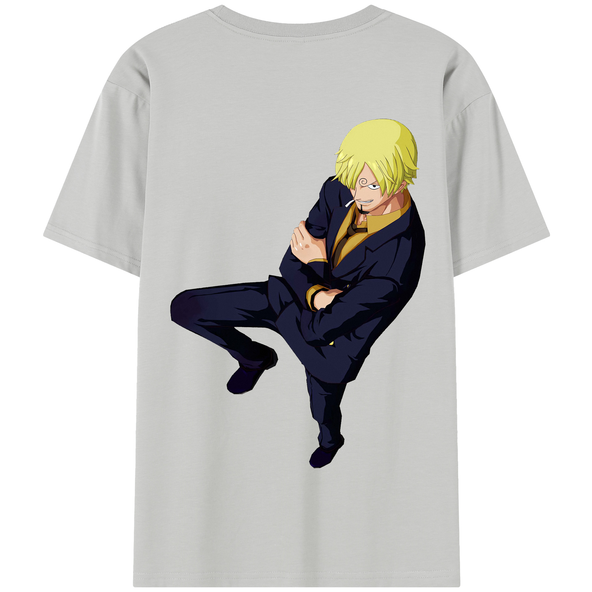 ワンピース サンジ ONE PIECE Sanji 綿100％半袖Tシャツ（背面プリント）