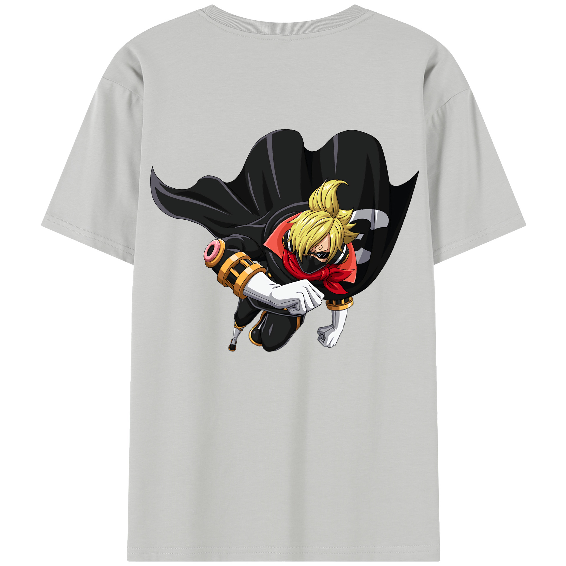 ワンピース サンジ ONE PIECE Sanji 綿100％半袖Tシャツ（背面プリント）