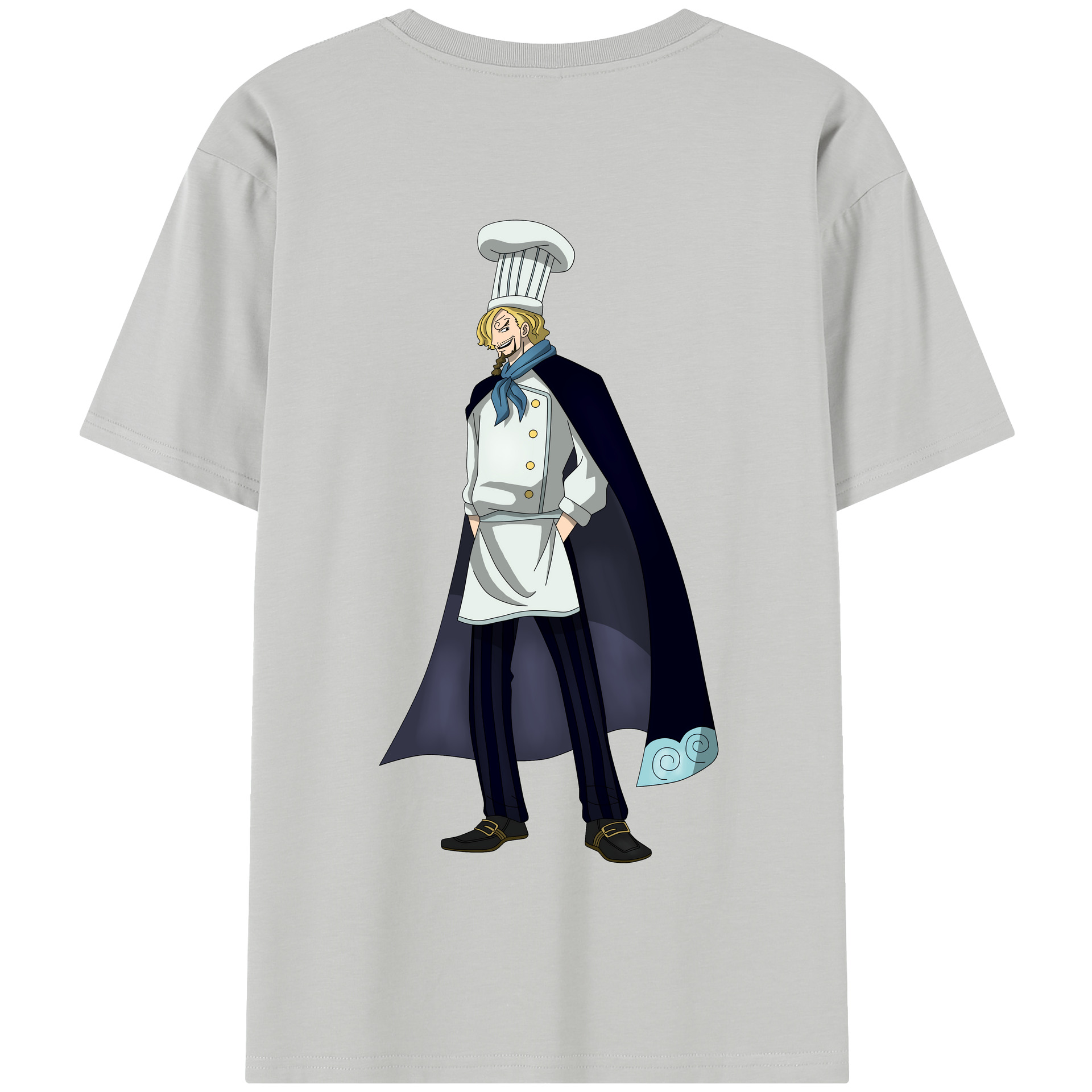 ワンピース サンジ ONE PIECE Sanji 綿100％半袖Tシャツ（背面プリント）