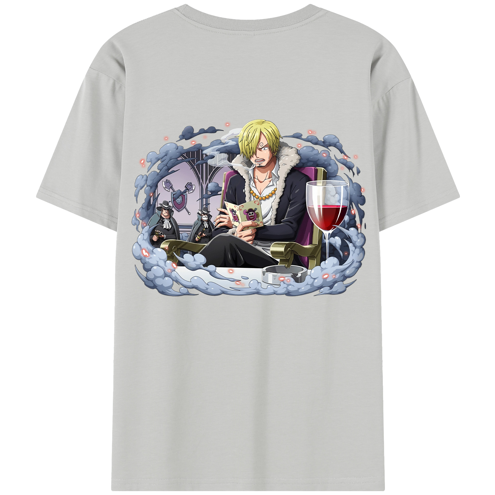 ワンピース サンジ ONE PIECE Sanji 綿100％半袖Tシャツ（背面プリント）