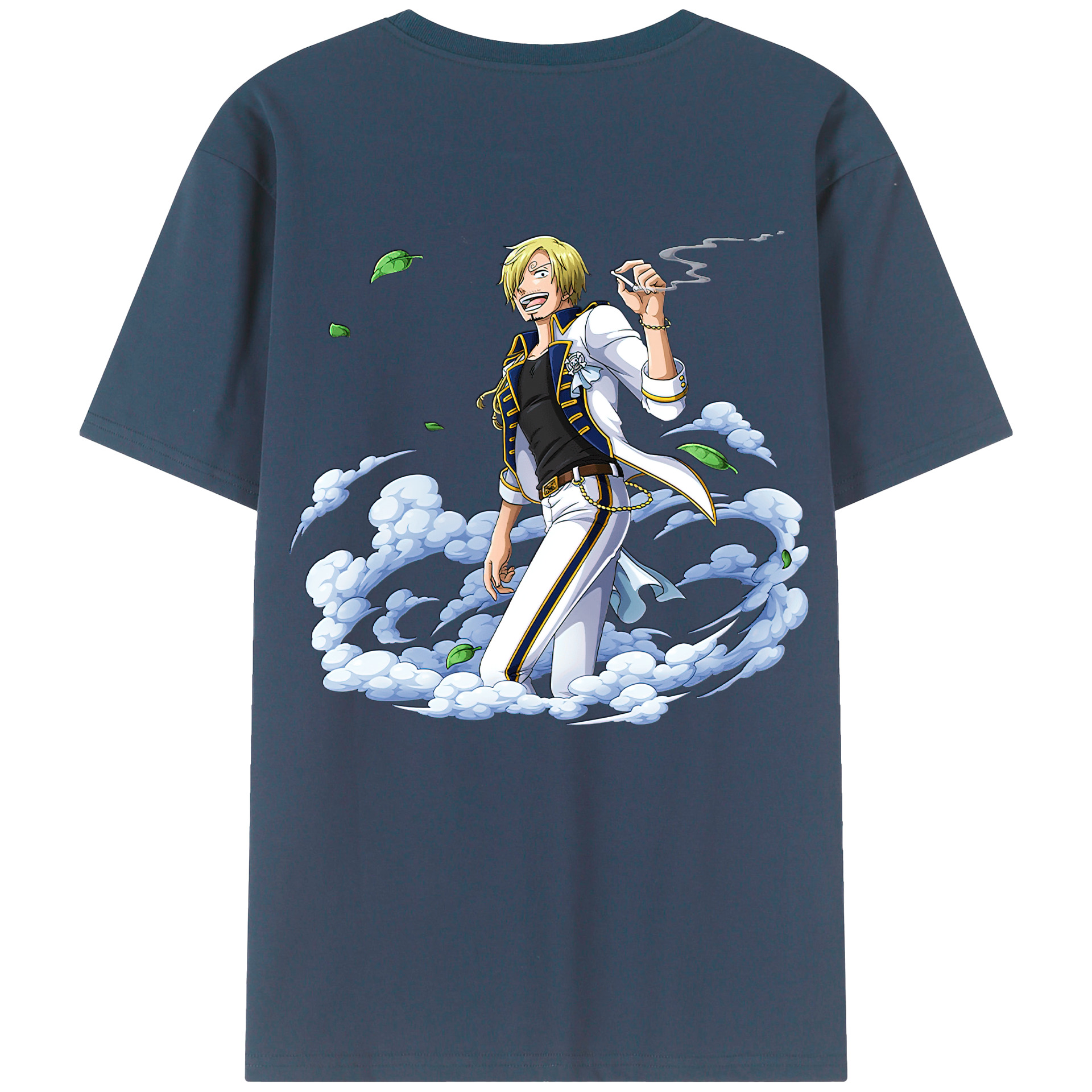 ワンピース サンジ ONE PIECE Sanji 綿100％半袖Tシャツ（背面プリント）