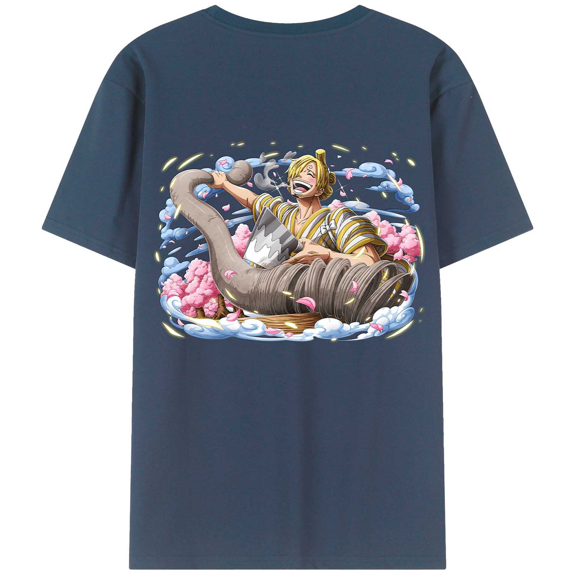 ワンピース サンジ ONE PIECE Sanji 綿100％半袖Tシャツ（背面プリント）