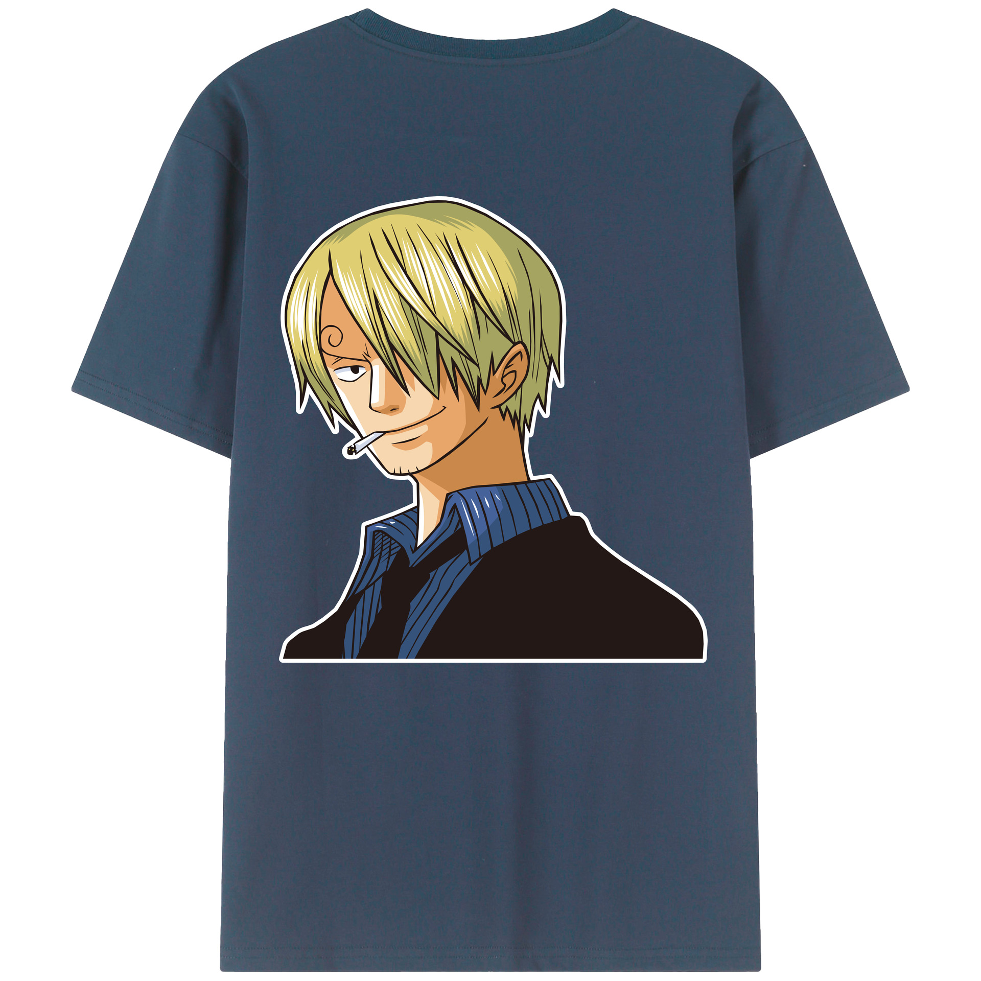 ワンピース サンジ ONE PIECE Sanji 綿100％半袖Tシャツ（背面プリント）
