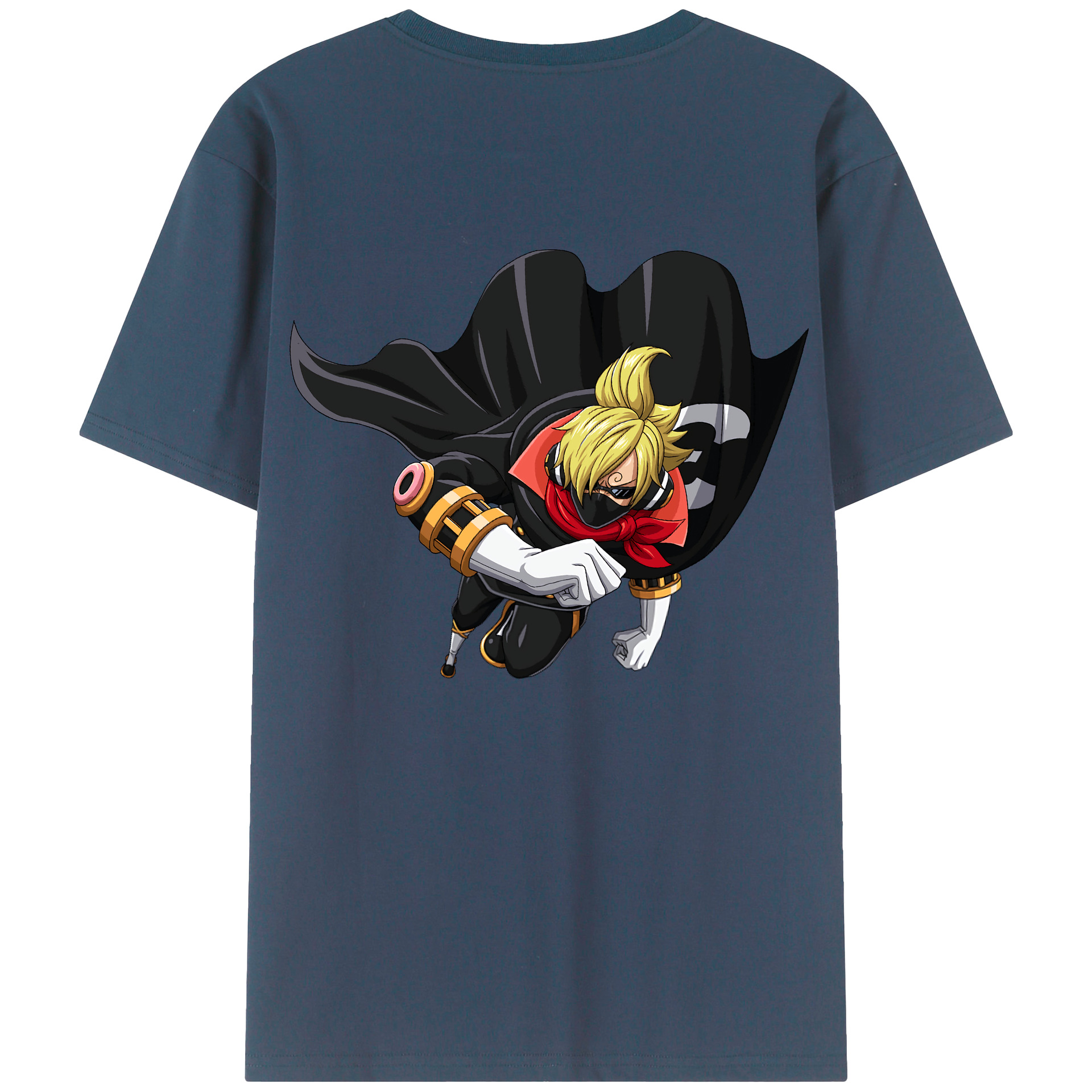 ワンピース サンジ ONE PIECE Sanji 綿100％半袖Tシャツ（背面プリント）