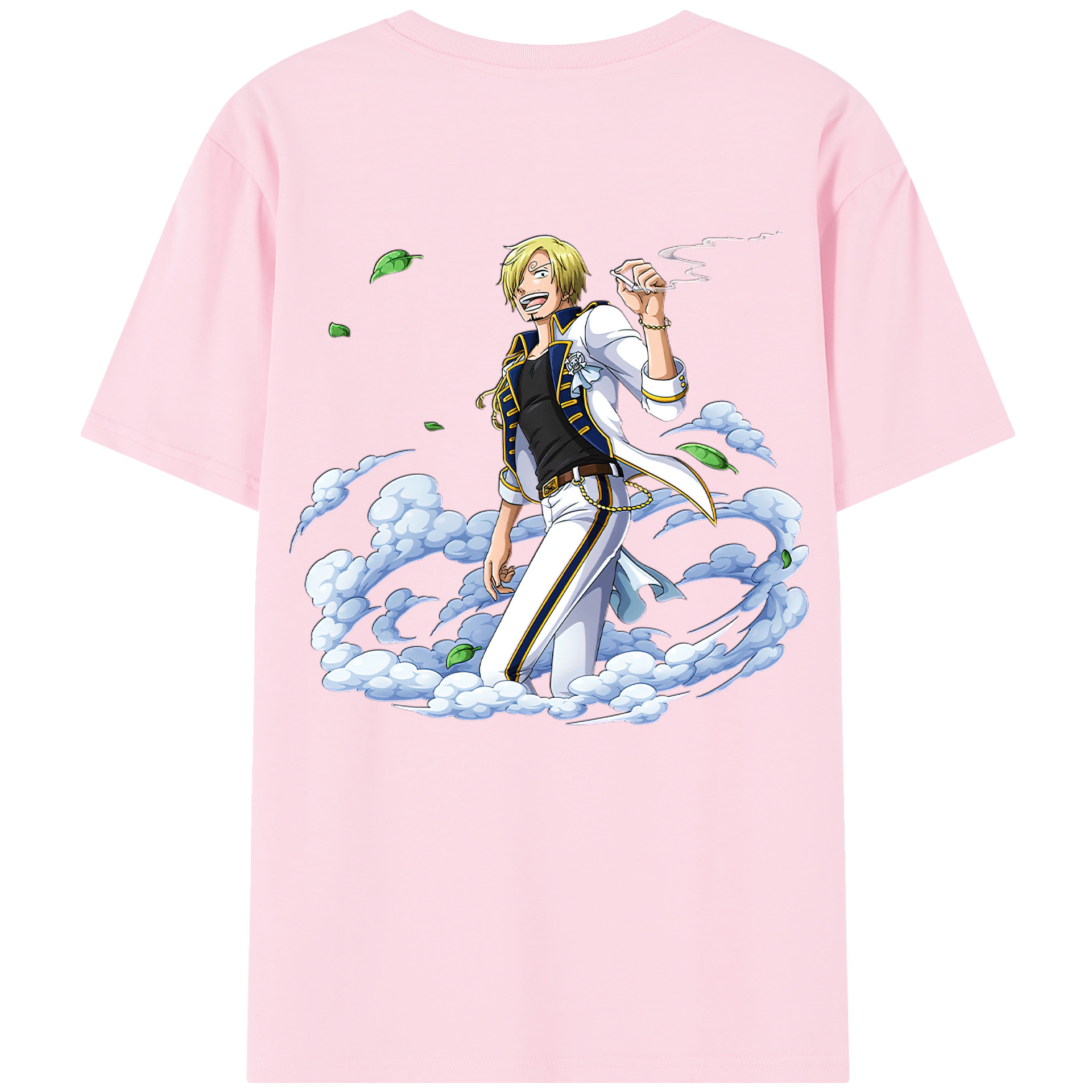 ワンピース サンジ ONE PIECE Sanji 綿100％半袖Tシャツ（背面プリント）
