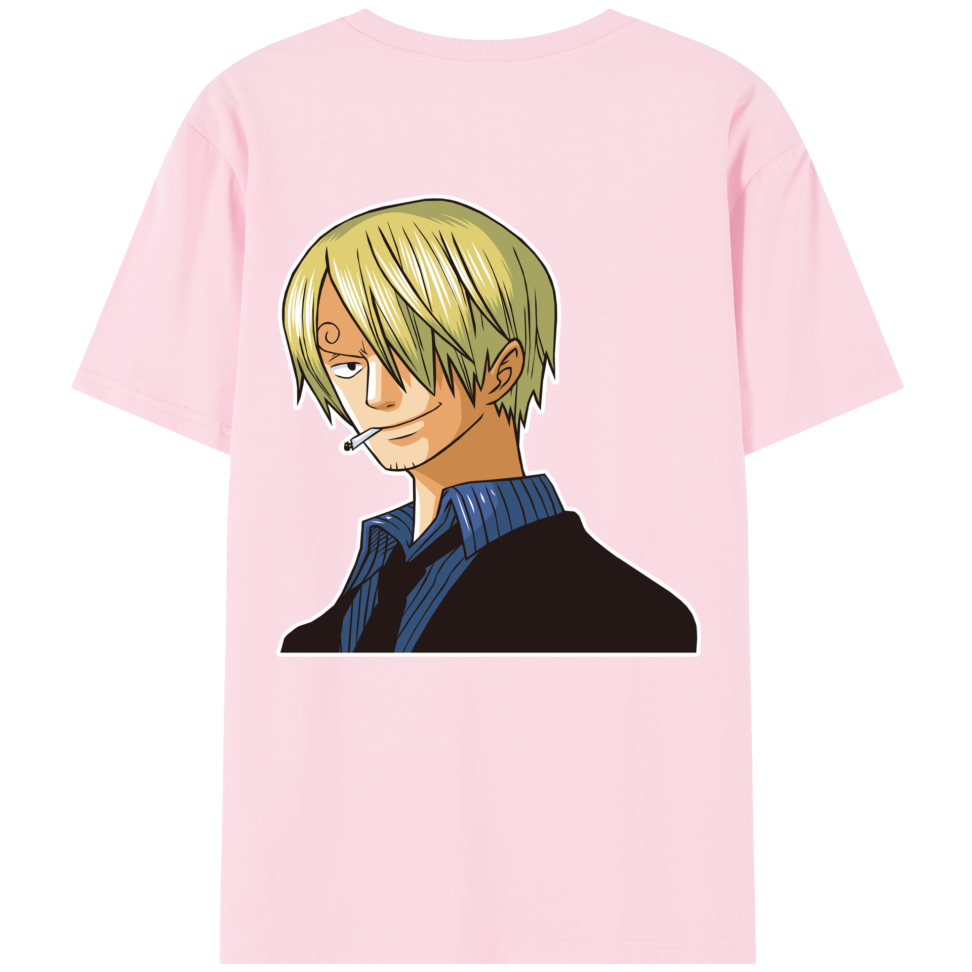 ワンピース サンジ ONE PIECE Sanji 綿100％半袖Tシャツ（背面プリント）