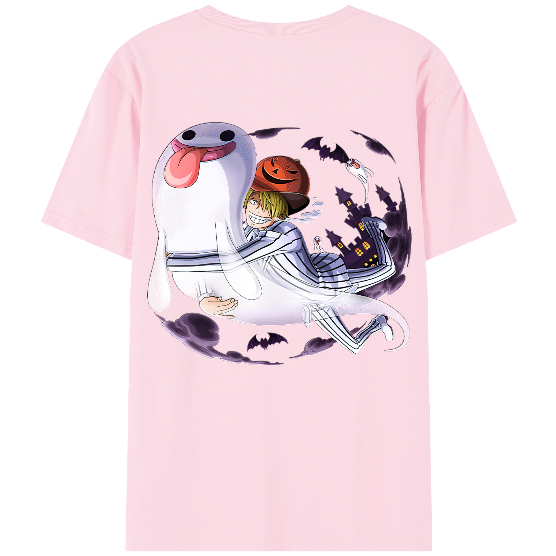 ワンピース サンジ ONE PIECE Sanji 綿100％半袖Tシャツ（背面プリント）