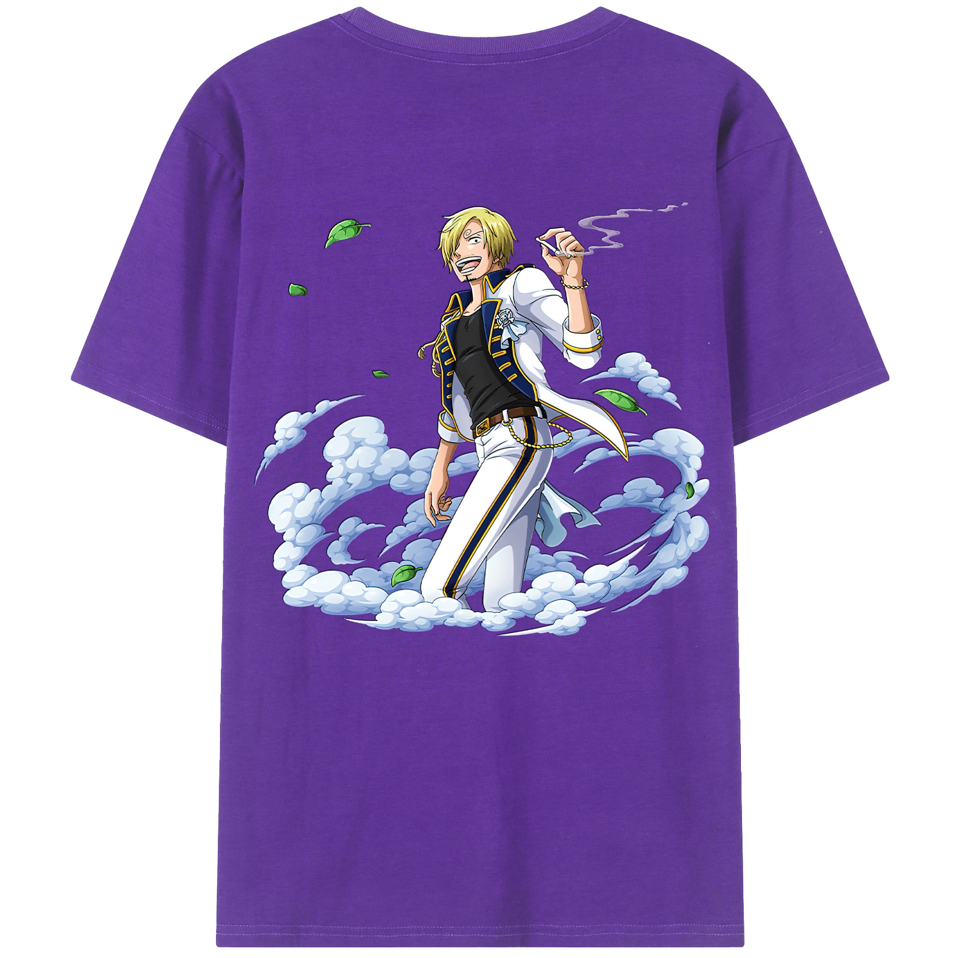 ワンピース サンジ ONE PIECE Sanji 綿100％半袖Tシャツ（背面プリント）
