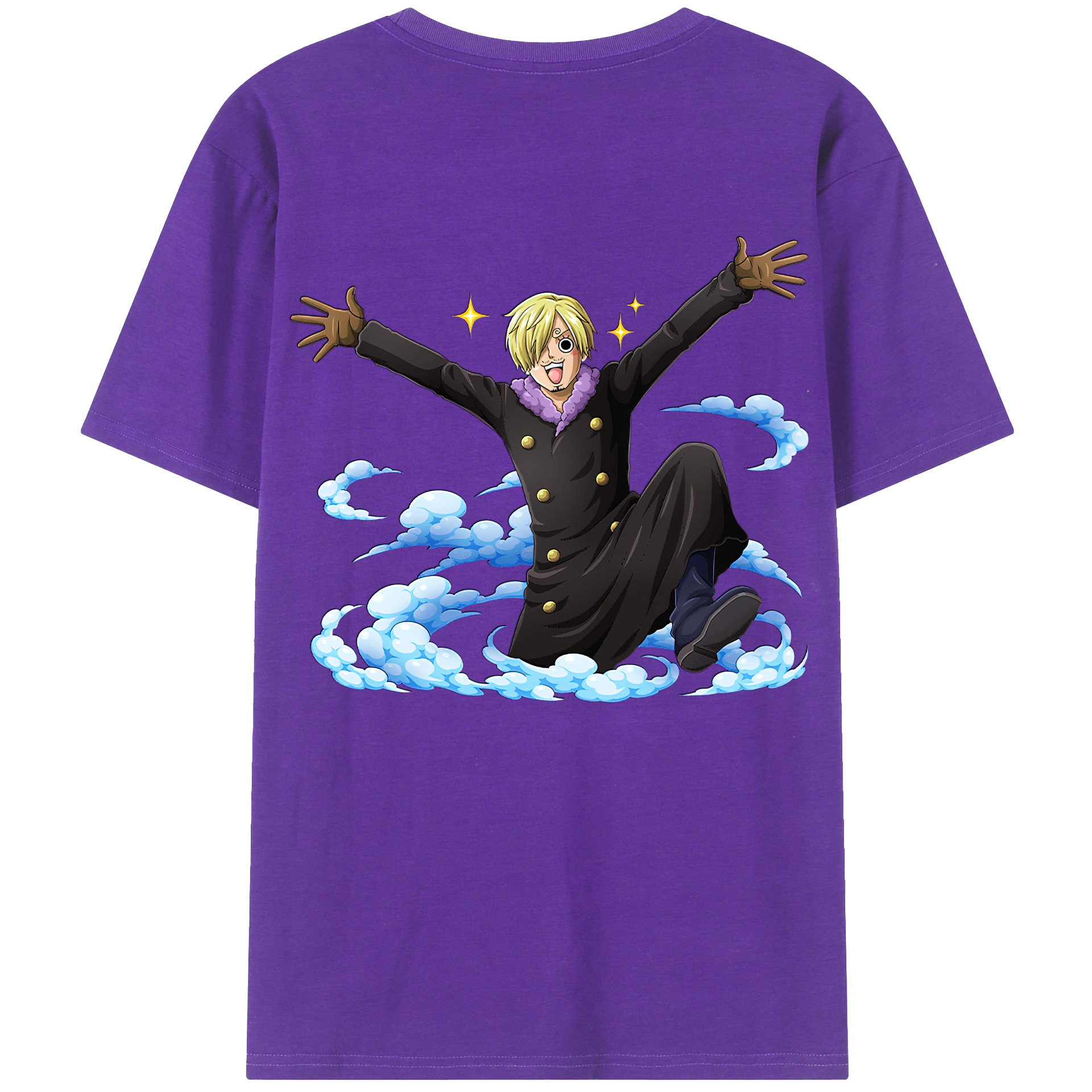ワンピース サンジ ONE PIECE Sanji 綿100％半袖Tシャツ（背面プリント）