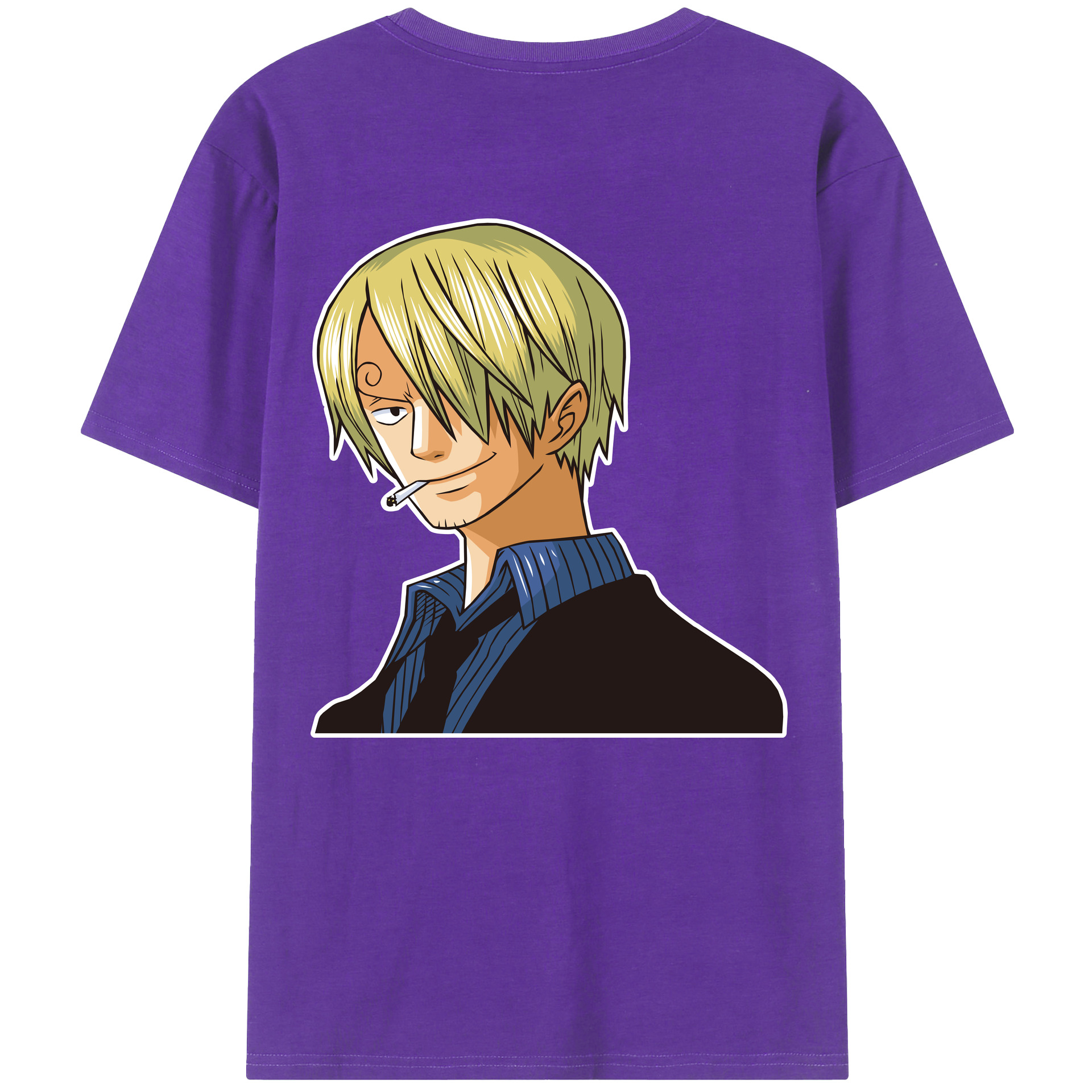 ワンピース サンジ ONE PIECE Sanji 綿100％半袖Tシャツ（背面プリント）