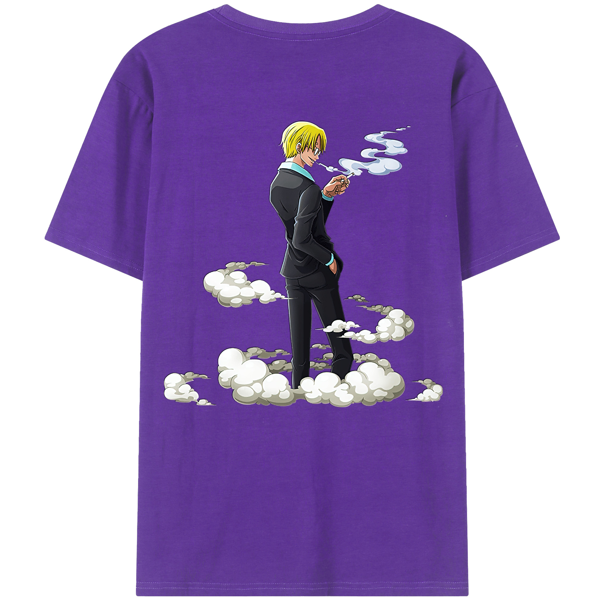 ワンピース サンジ ONE PIECE Sanji 綿100％半袖Tシャツ（背面プリント）
