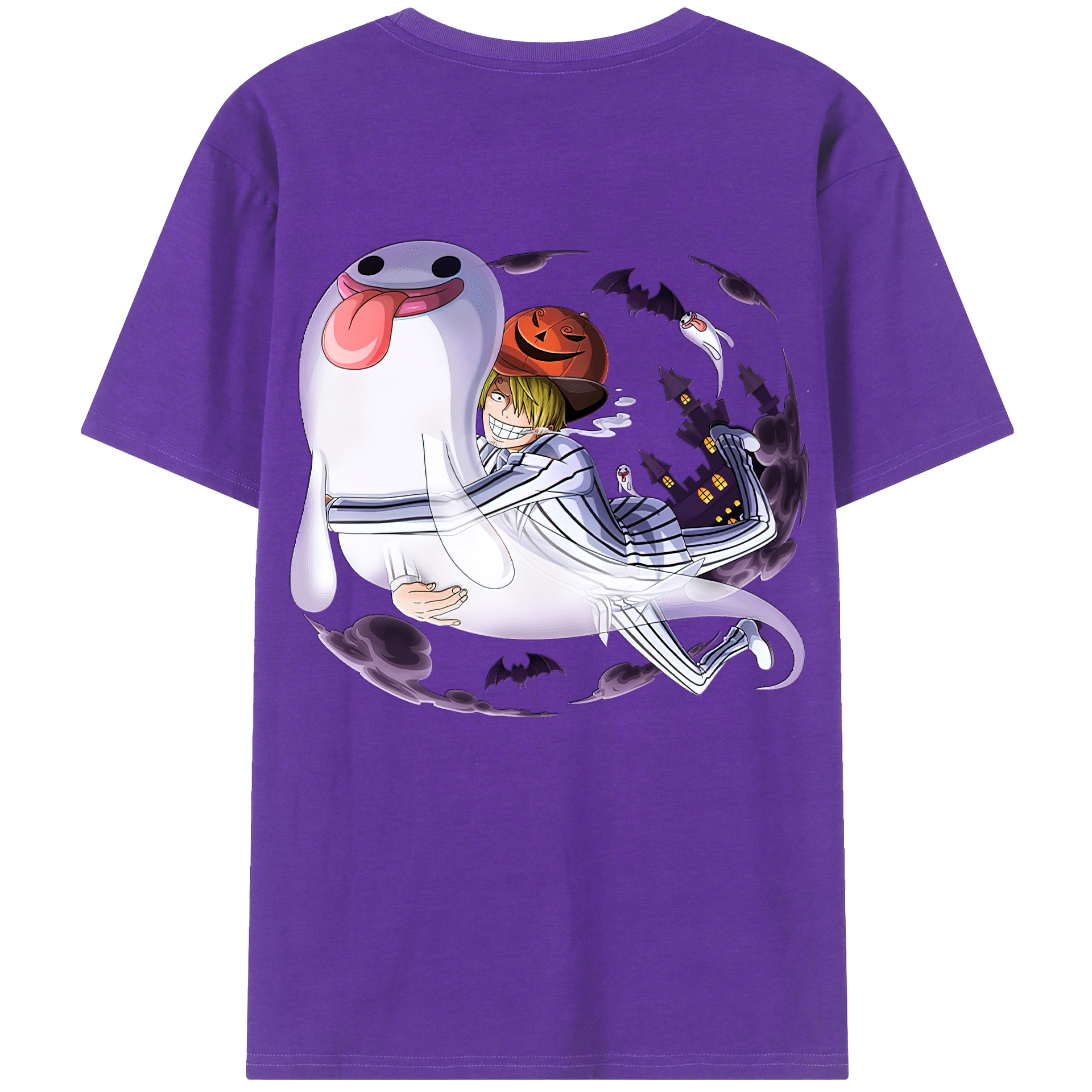 ワンピース サンジ ONE PIECE Sanji 綿100％半袖Tシャツ（背面プリント）
