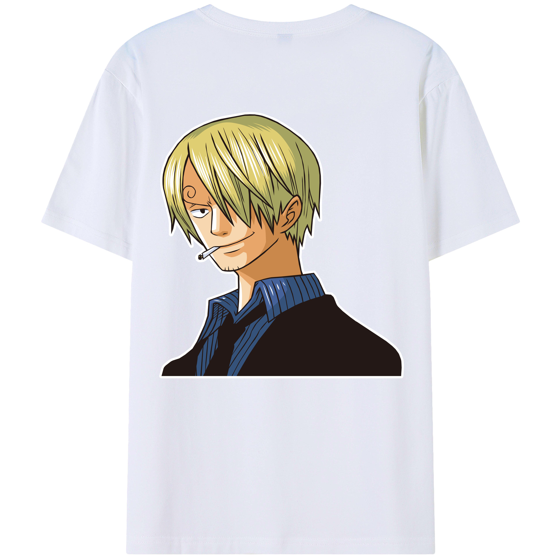 ワンピース サンジ ONE PIECE Sanji 綿100％半袖Tシャツ（背面プリント）