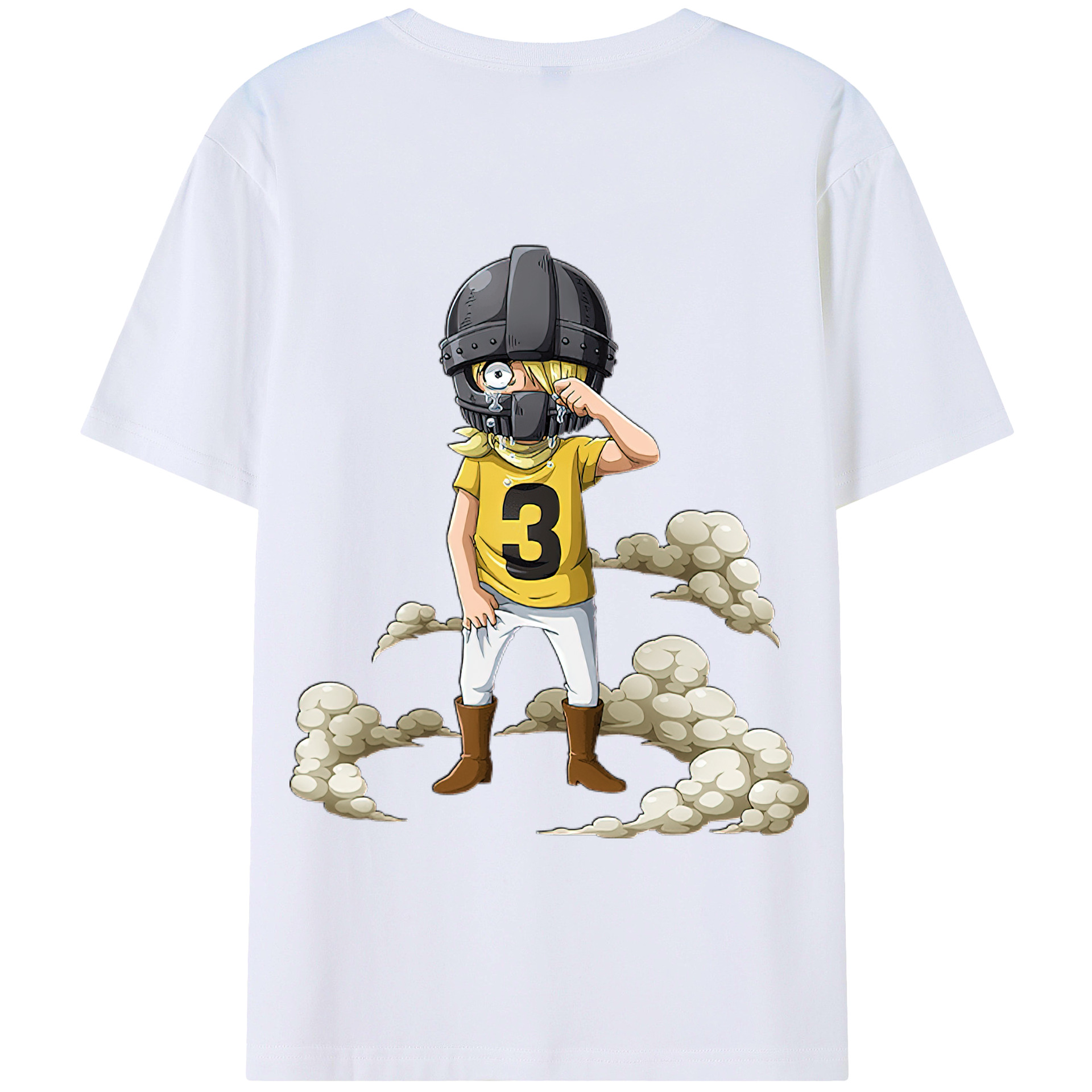 ワンピース サンジ ONE PIECE Sanji 綿100％半袖Tシャツ（背面プリント）