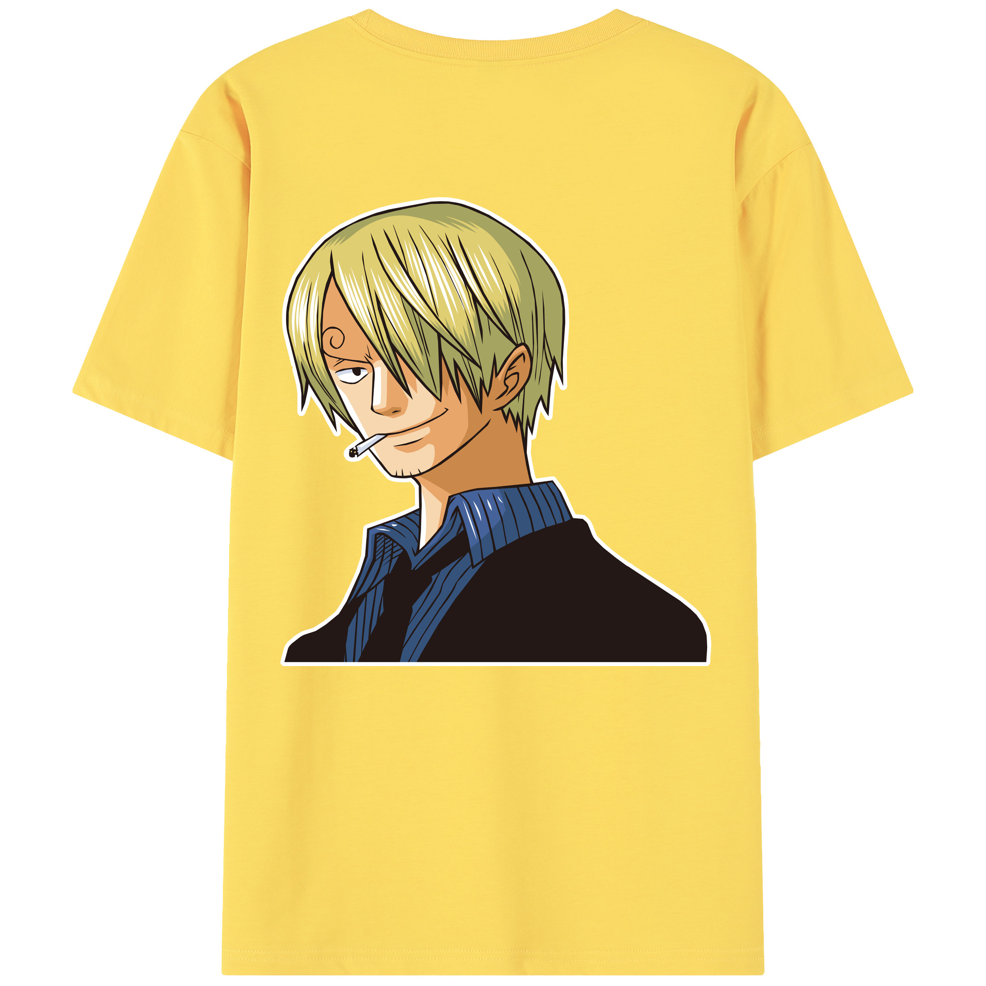 ワンピース サンジ ONE PIECE Sanji 綿100％半袖Tシャツ（背面プリント）