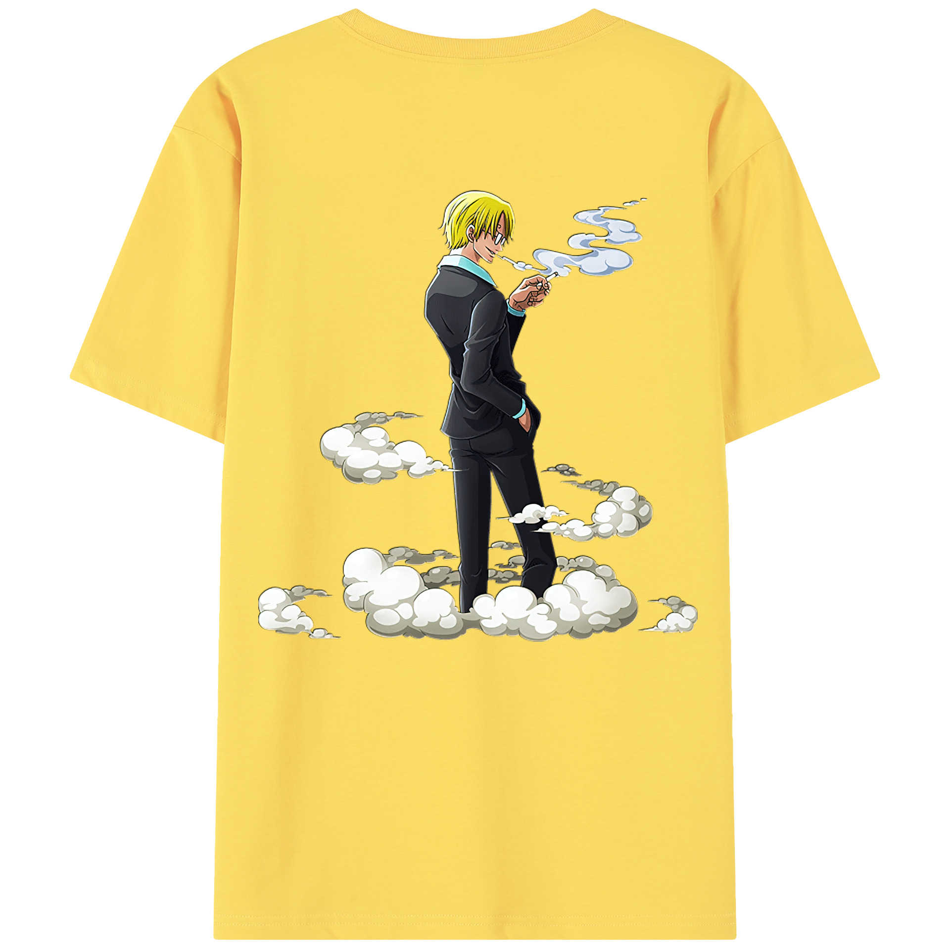 ワンピース サンジ ONE PIECE Sanji 綿100％半袖Tシャツ（背面プリント）