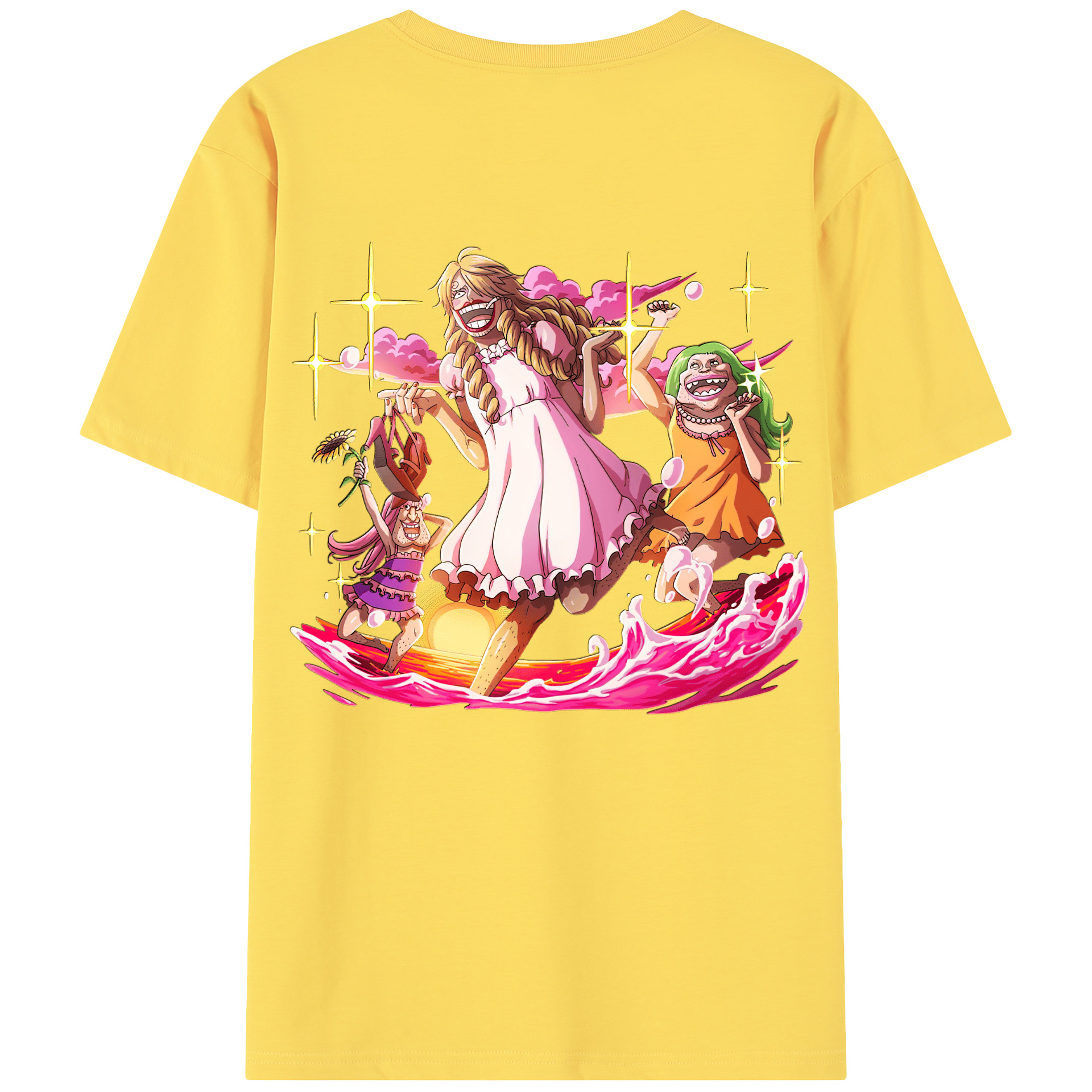 ワンピース サンジ ONE PIECE Sanji 綿100％半袖Tシャツ（背面プリント）