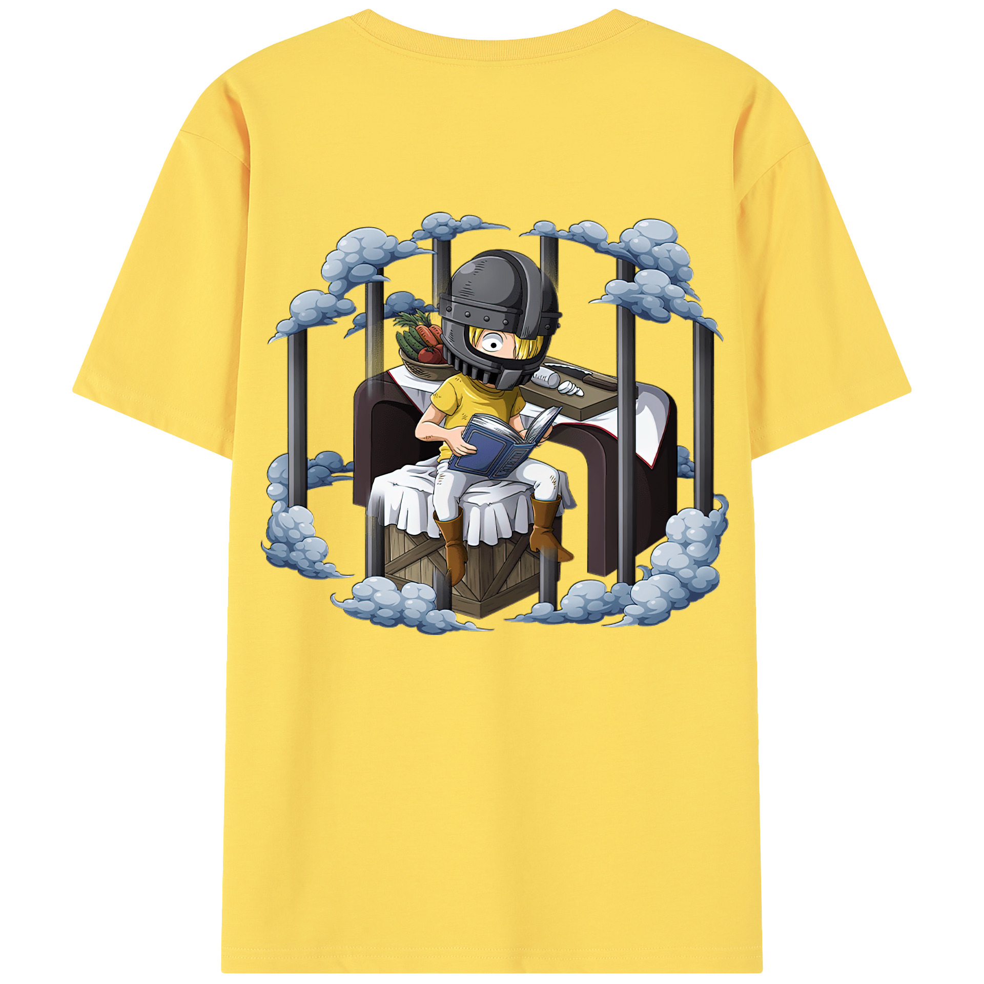 ワンピース サンジ ONE PIECE Sanji 綿100％半袖Tシャツ（背面プリント）