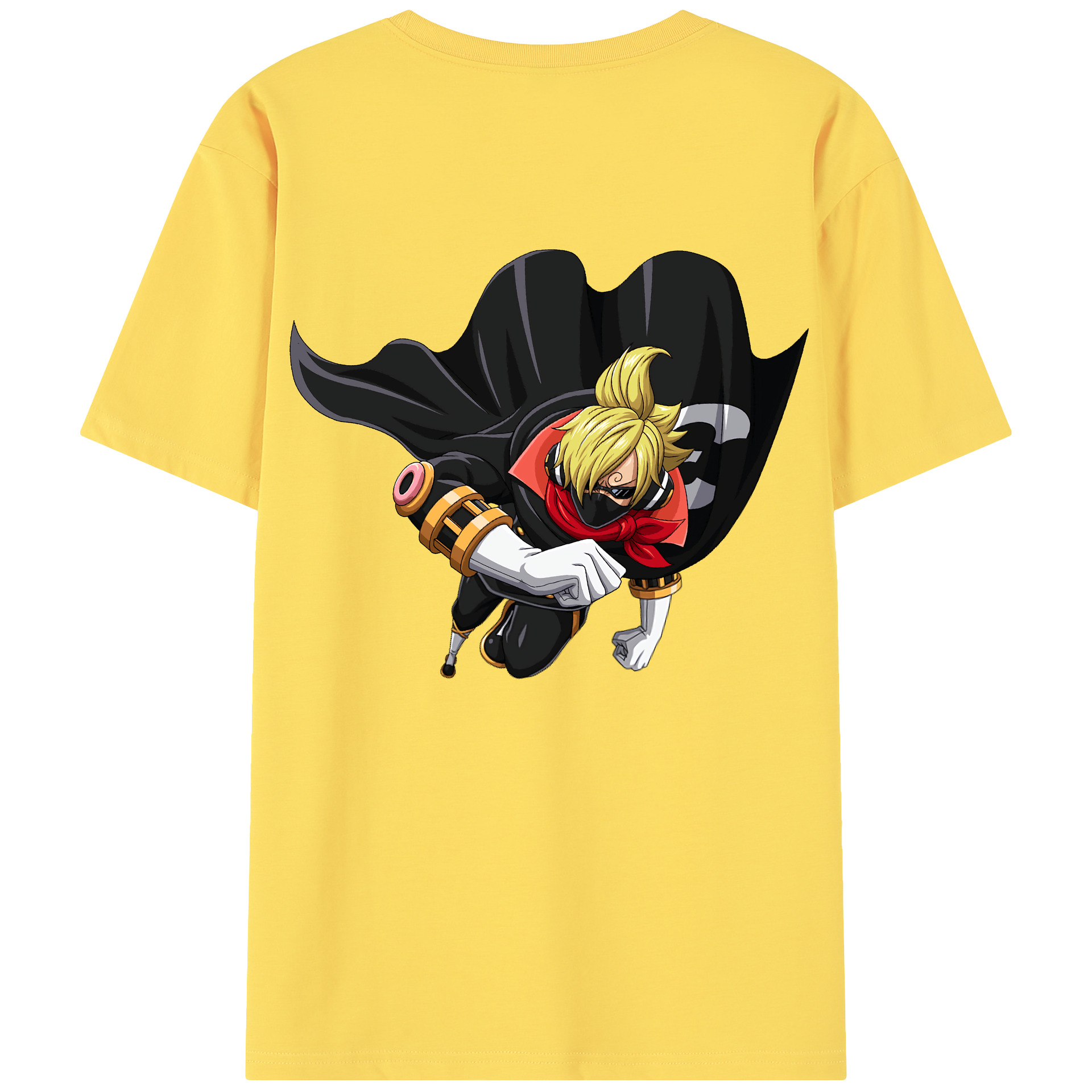 ワンピース サンジ ONE PIECE Sanji 綿100％半袖Tシャツ（背面プリント）