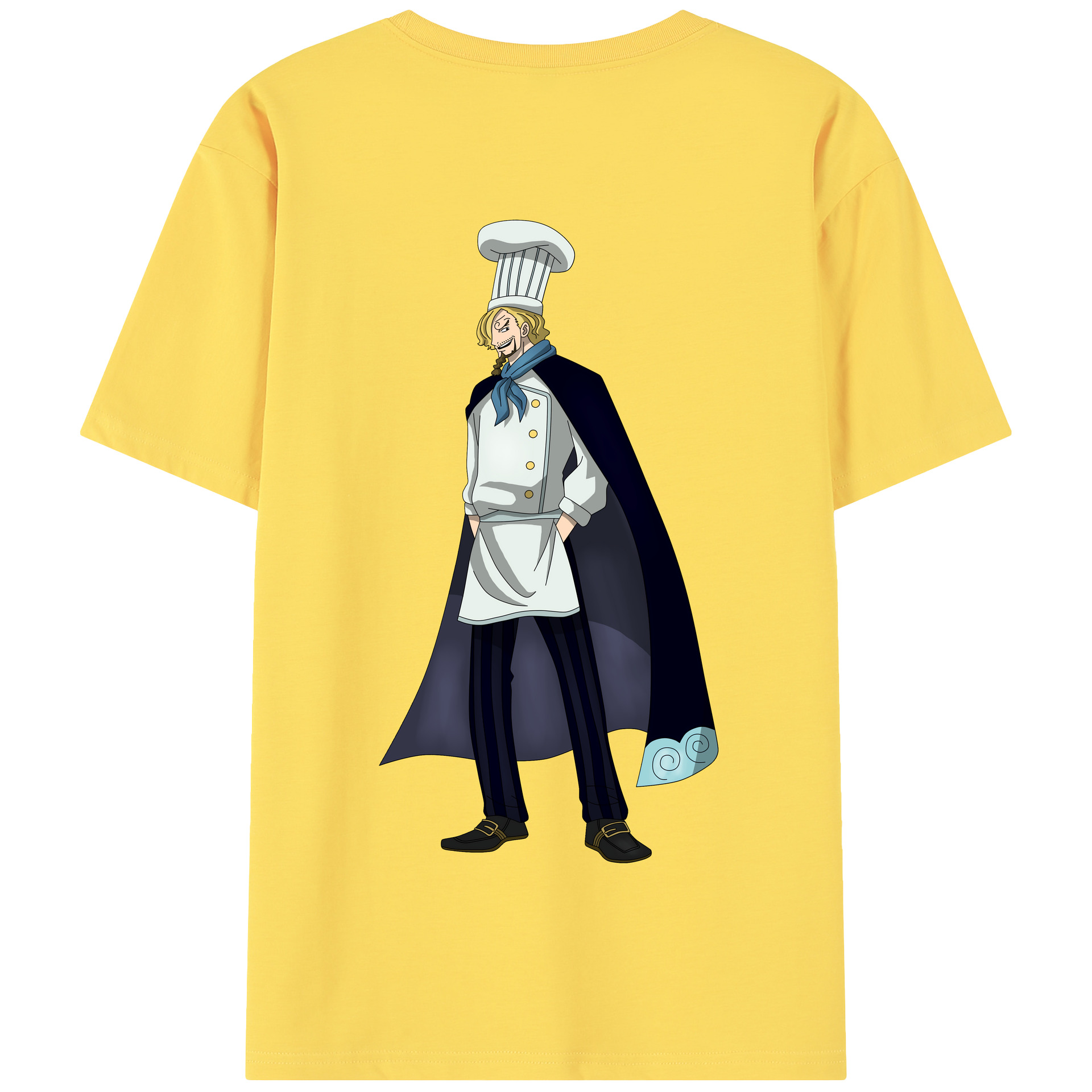 ワンピース サンジ ONE PIECE Sanji 綿100％半袖Tシャツ（背面プリント）