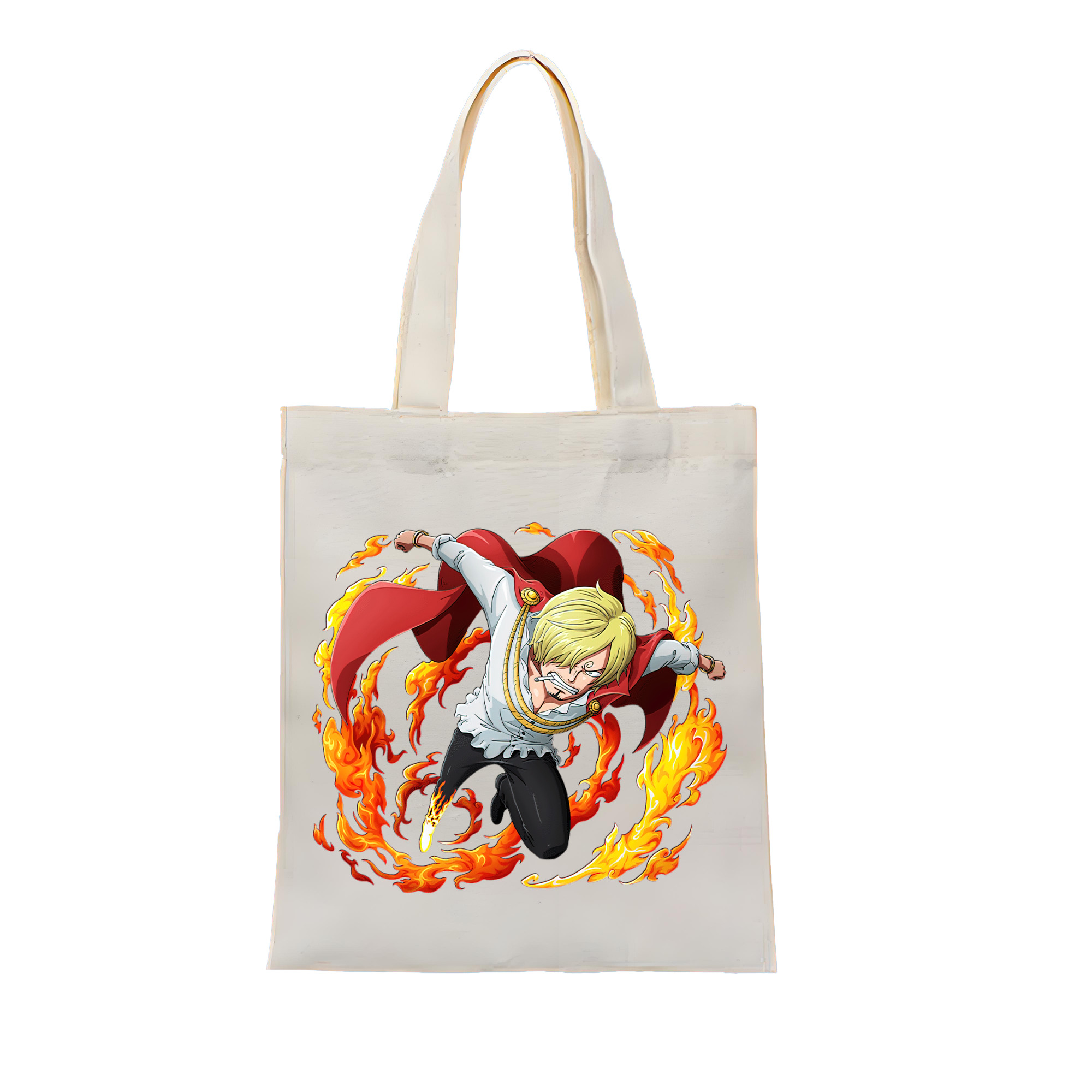 ワンピース サンジ ONE PIECE Sanji 縦型キャンバス生地手提げバッグ　トートバッグ