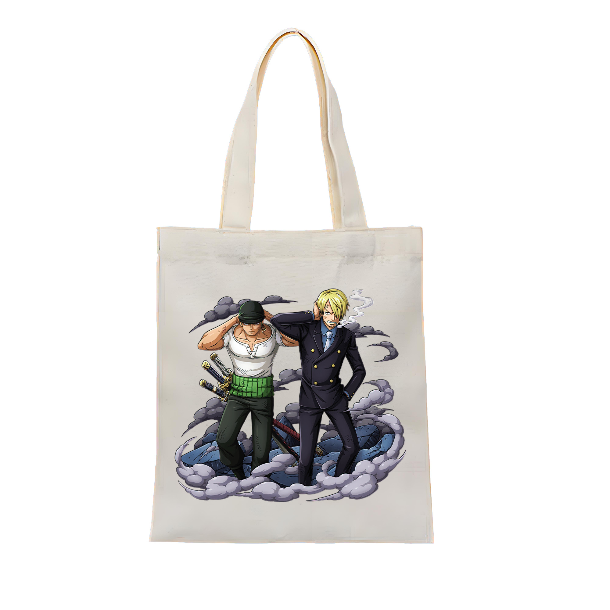 ワンピース サンジ ONE PIECE Sanji 縦型キャンバス生地手提げバッグ　トートバッグ