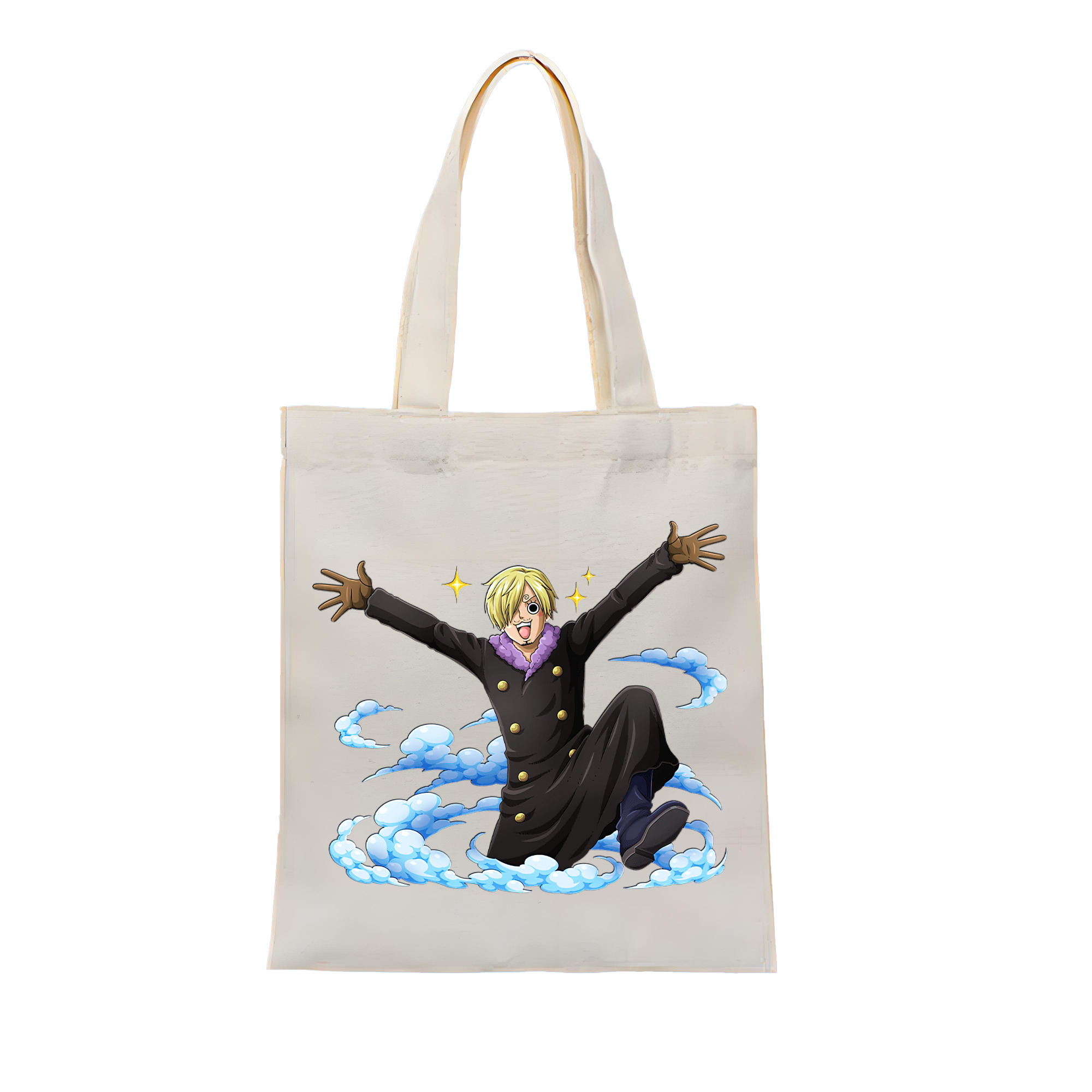 ワンピース サンジ ONE PIECE Sanji 縦型キャンバス生地手提げバッグ　トートバッグ