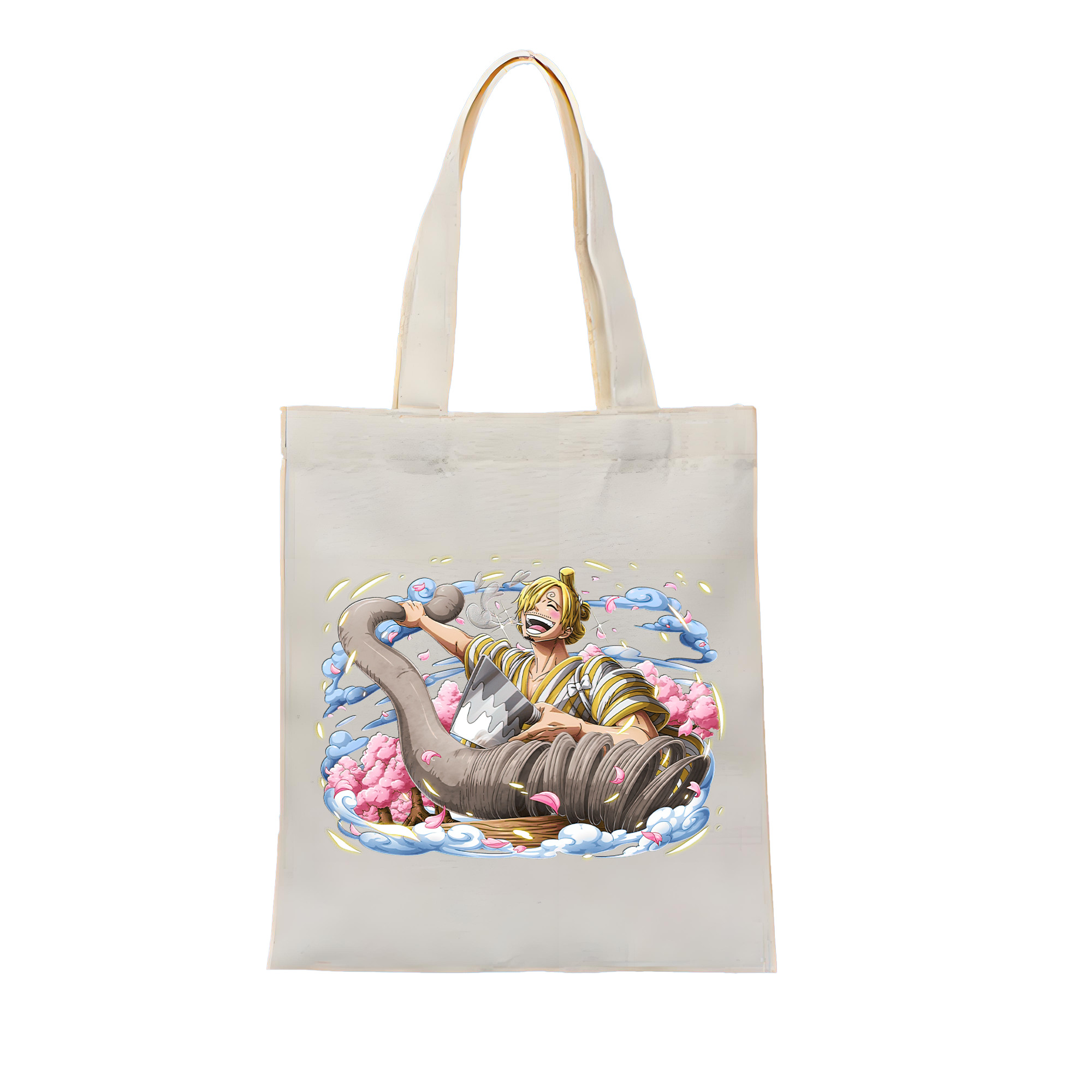 ワンピース サンジ ONE PIECE Sanji 縦型キャンバス生地手提げバッグ　トートバッグ