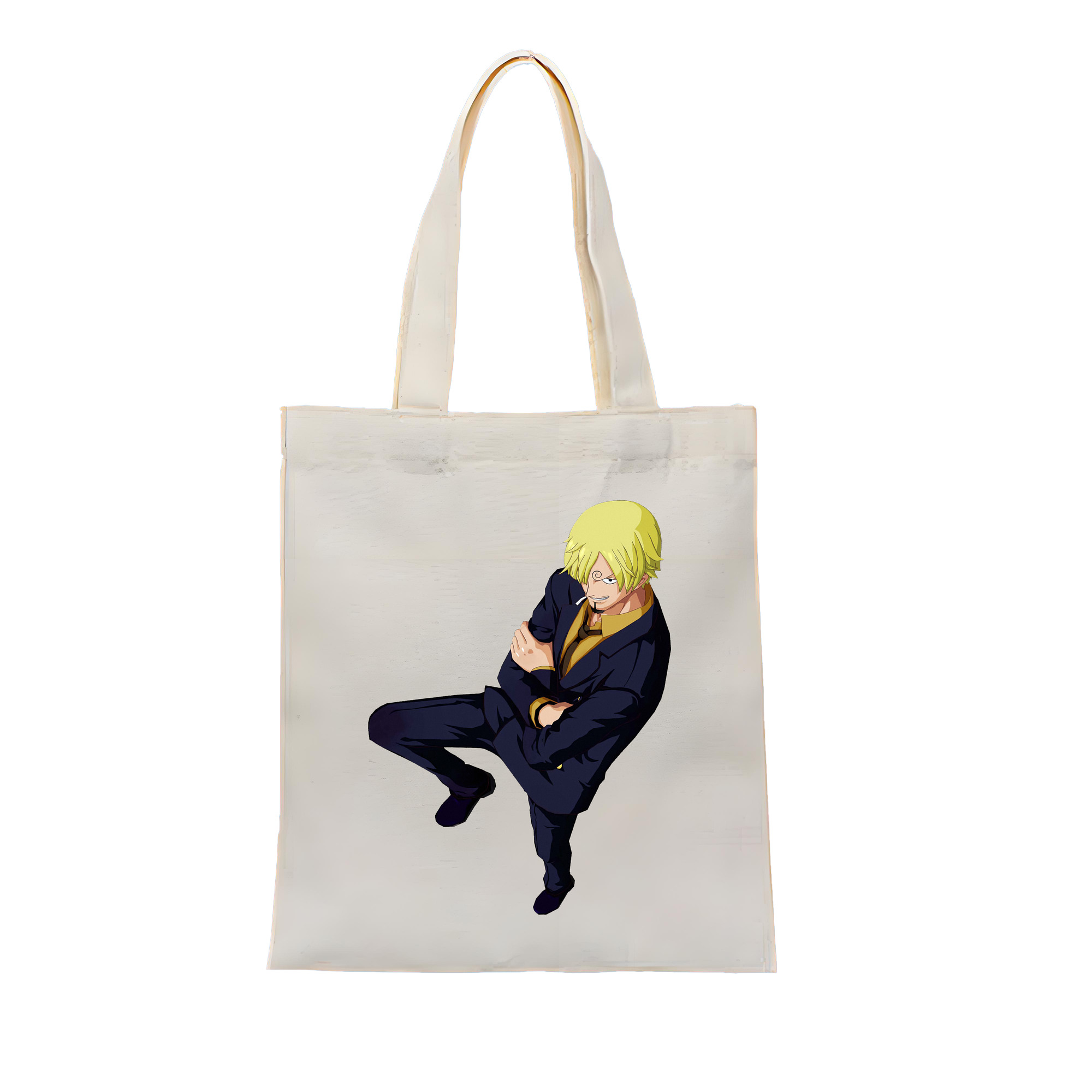 ワンピース サンジ ONE PIECE Sanji 縦型キャンバス生地手提げバッグ　トートバッグ