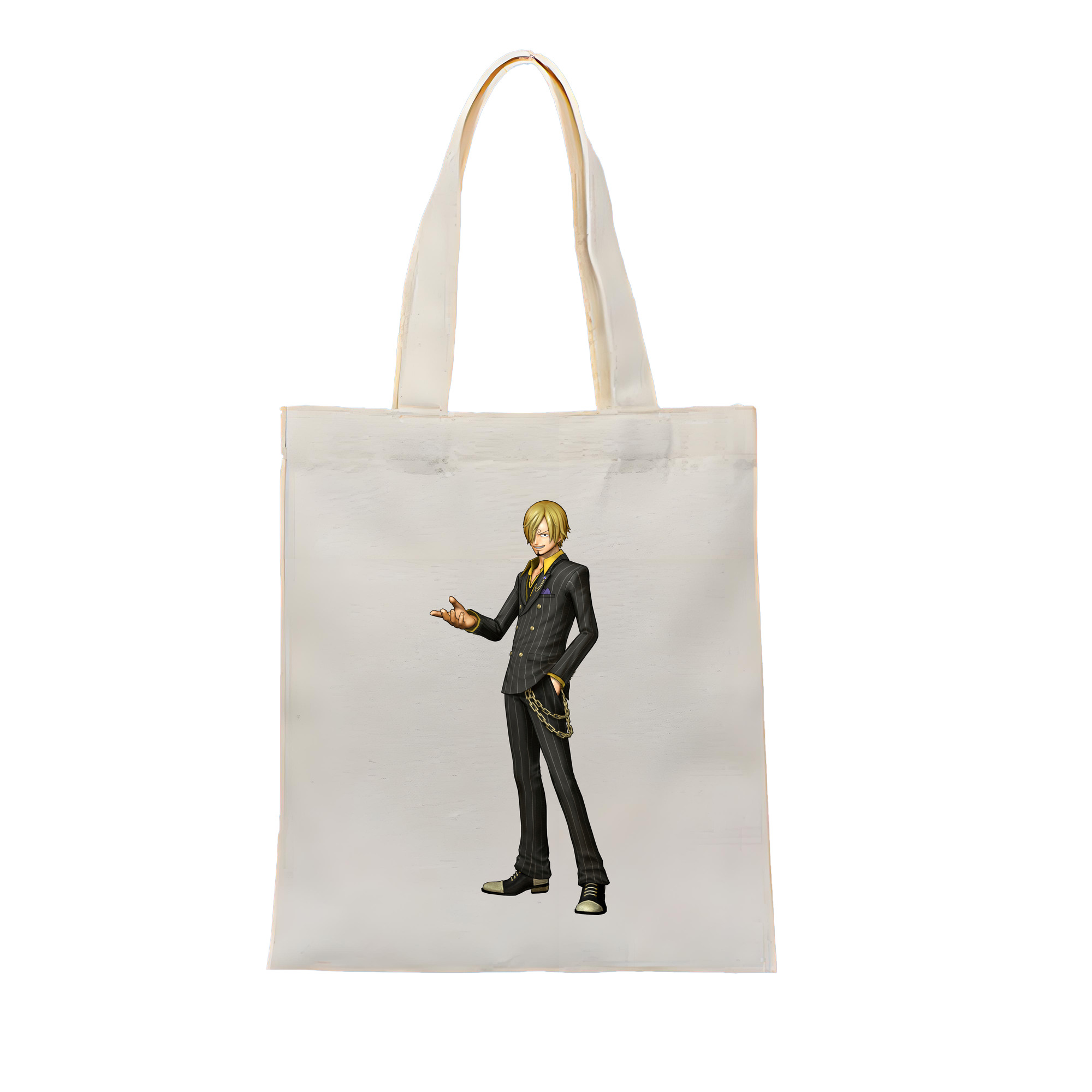 ワンピース サンジ ONE PIECE Sanji 縦型キャンバス生地手提げバッグ　トートバッグ